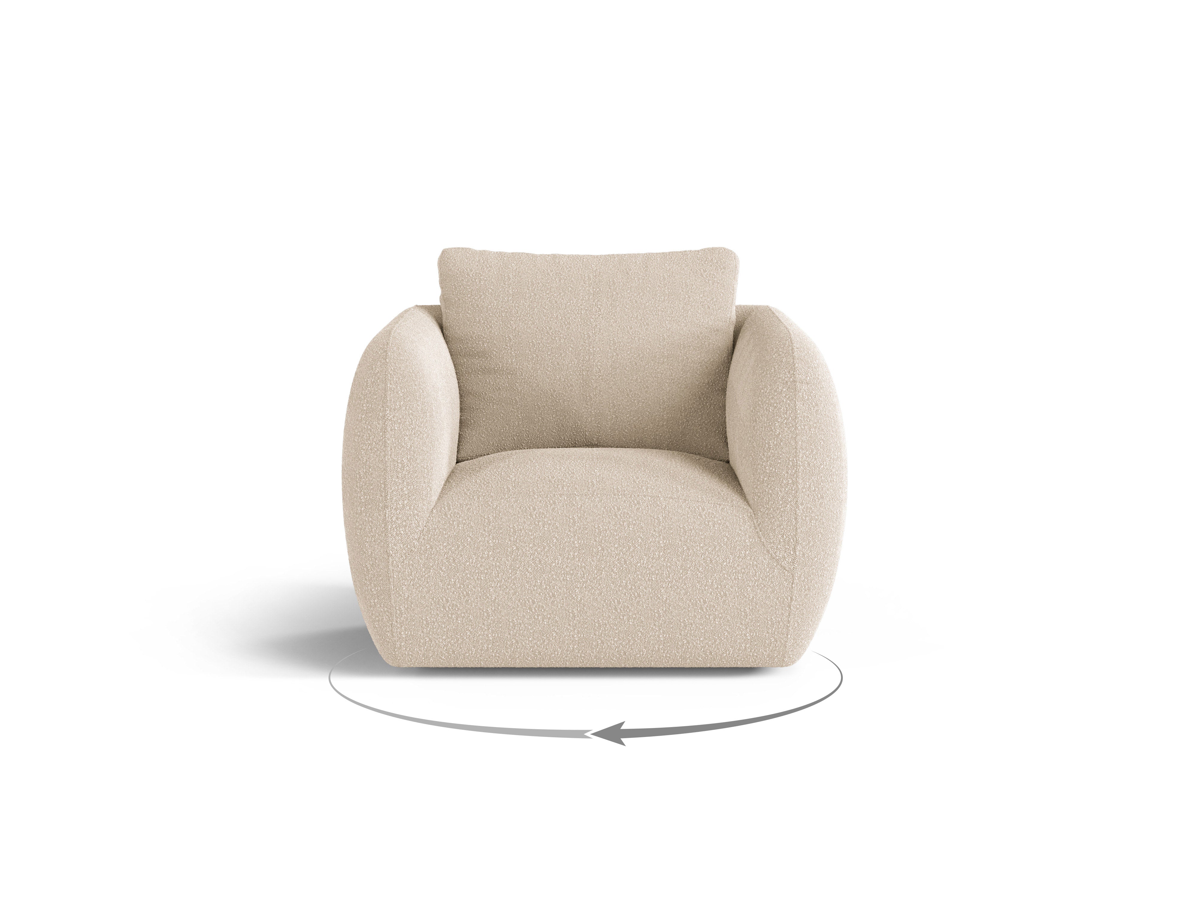 Fotelja Iga, 95.5x87cm, Material: Boucle