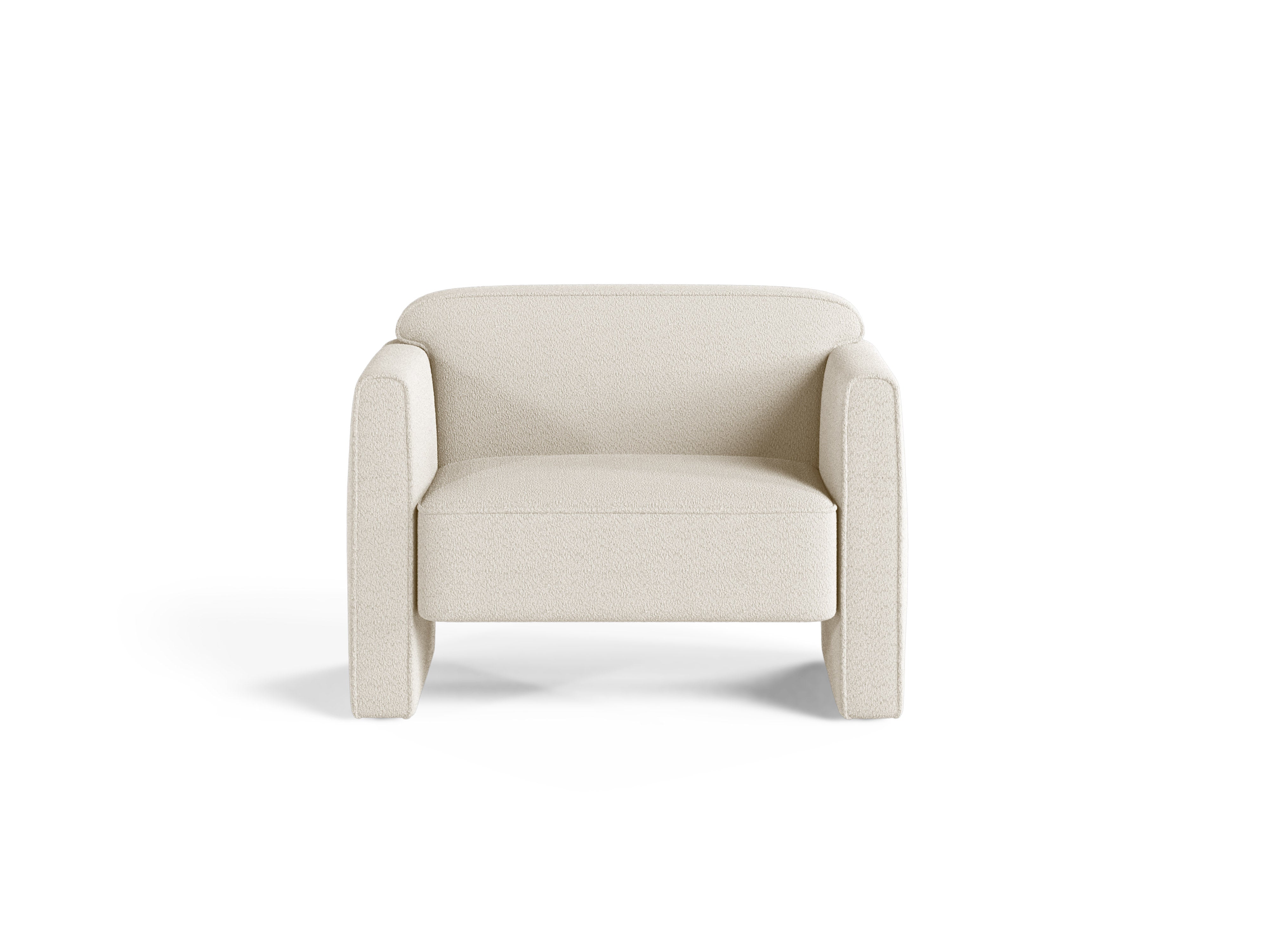 Fotelja Abby, 90x80cm, Bouclé