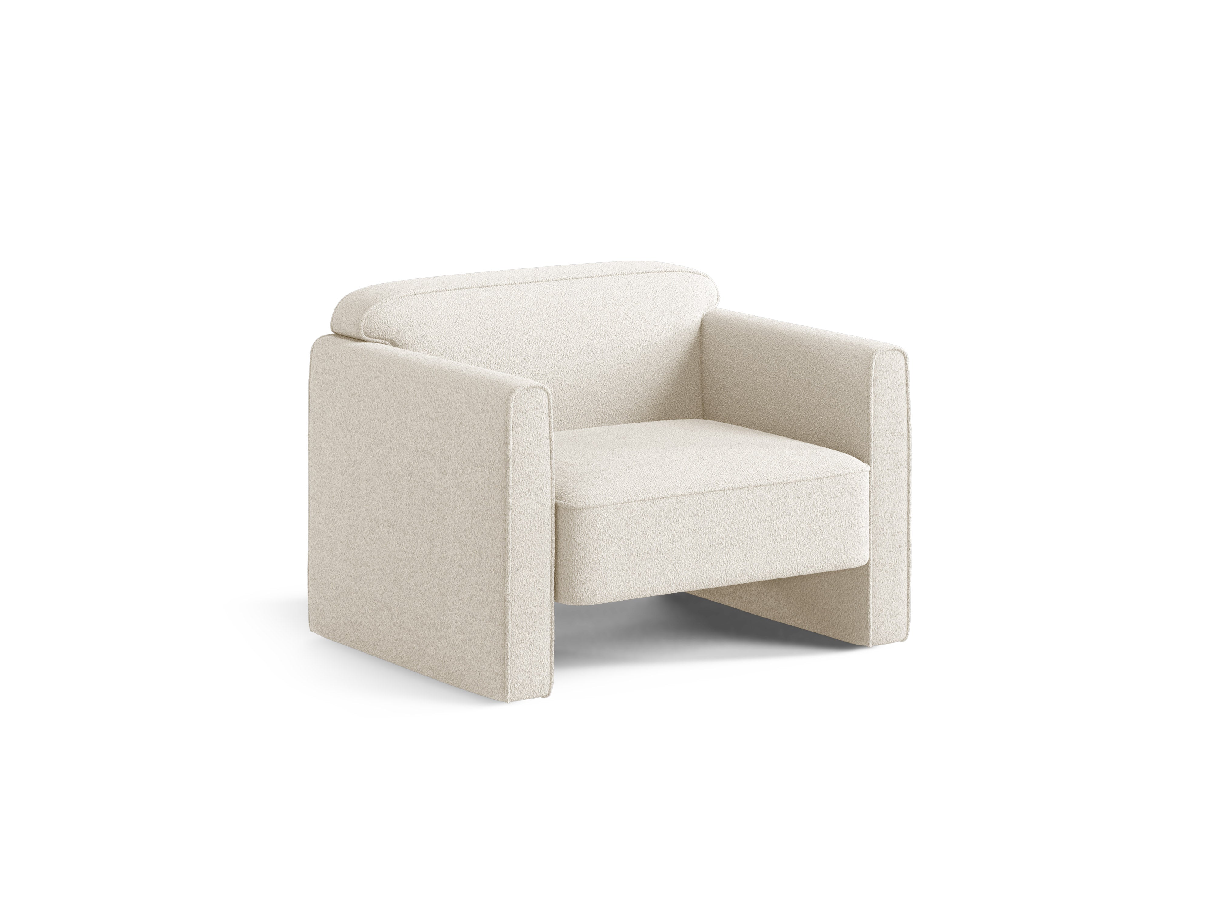 Fotelja Abby, 90x80cm, Bouclé