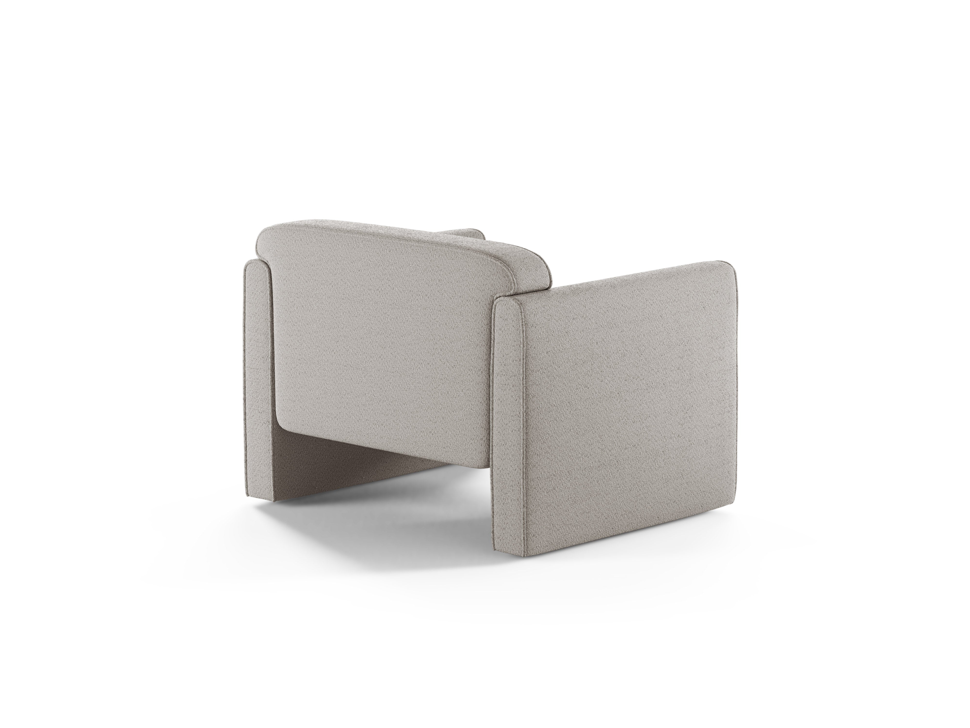 Fotelja Abby, 90x80cm, Bouclé