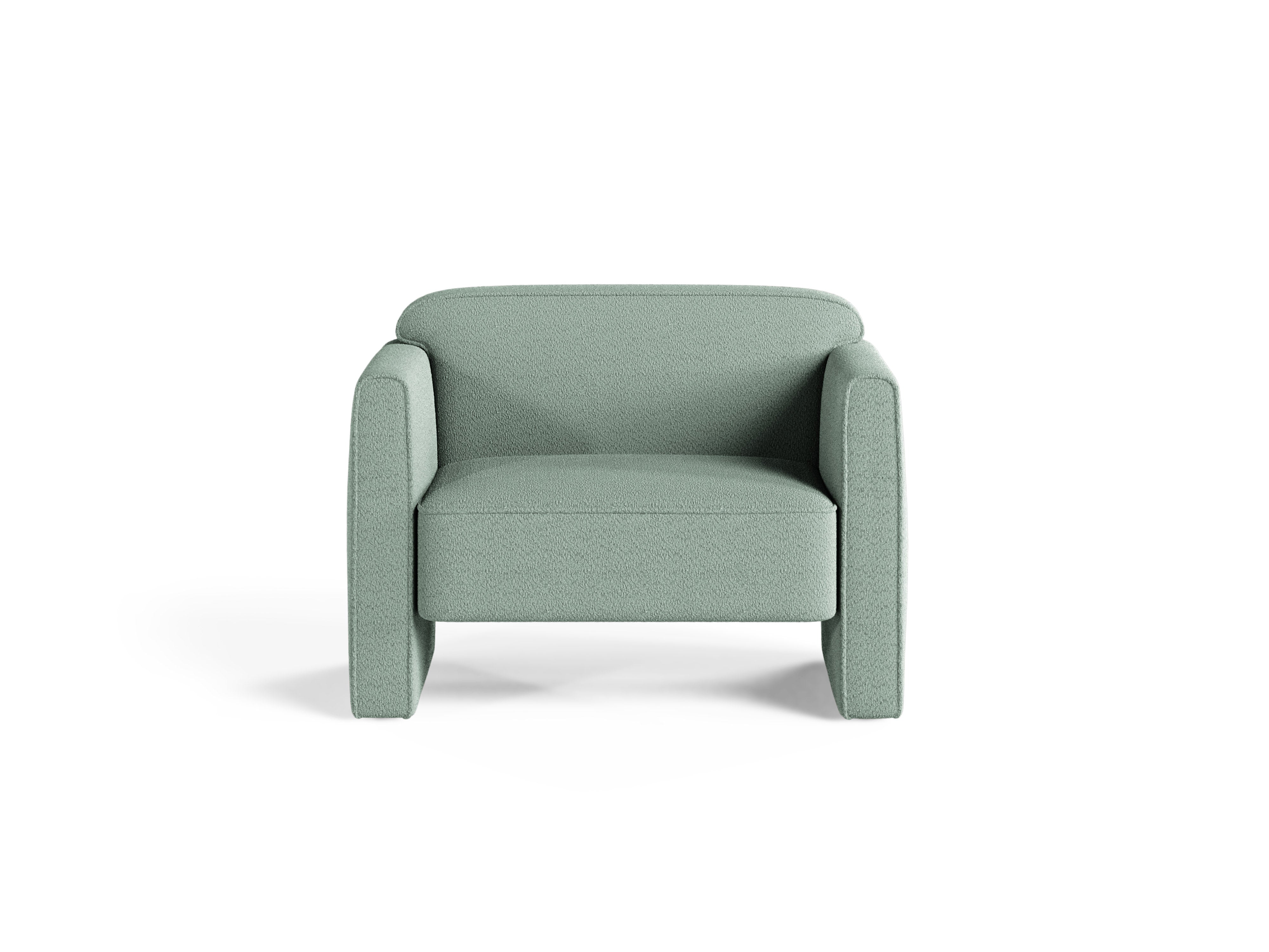 Fotelja Abby, 90x80cm, Bouclé