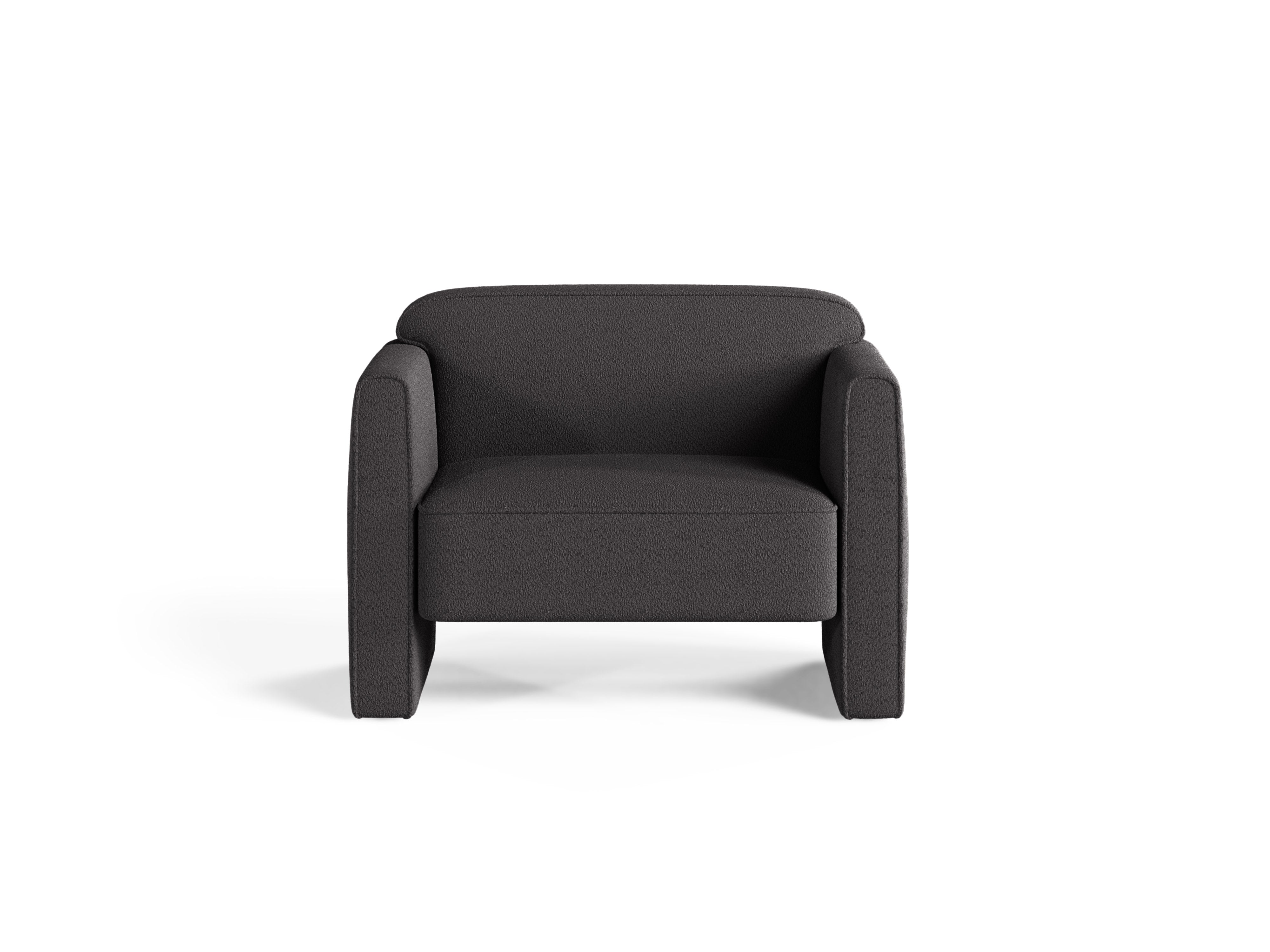 Fotelja Abby, 90x80cm, Bouclé