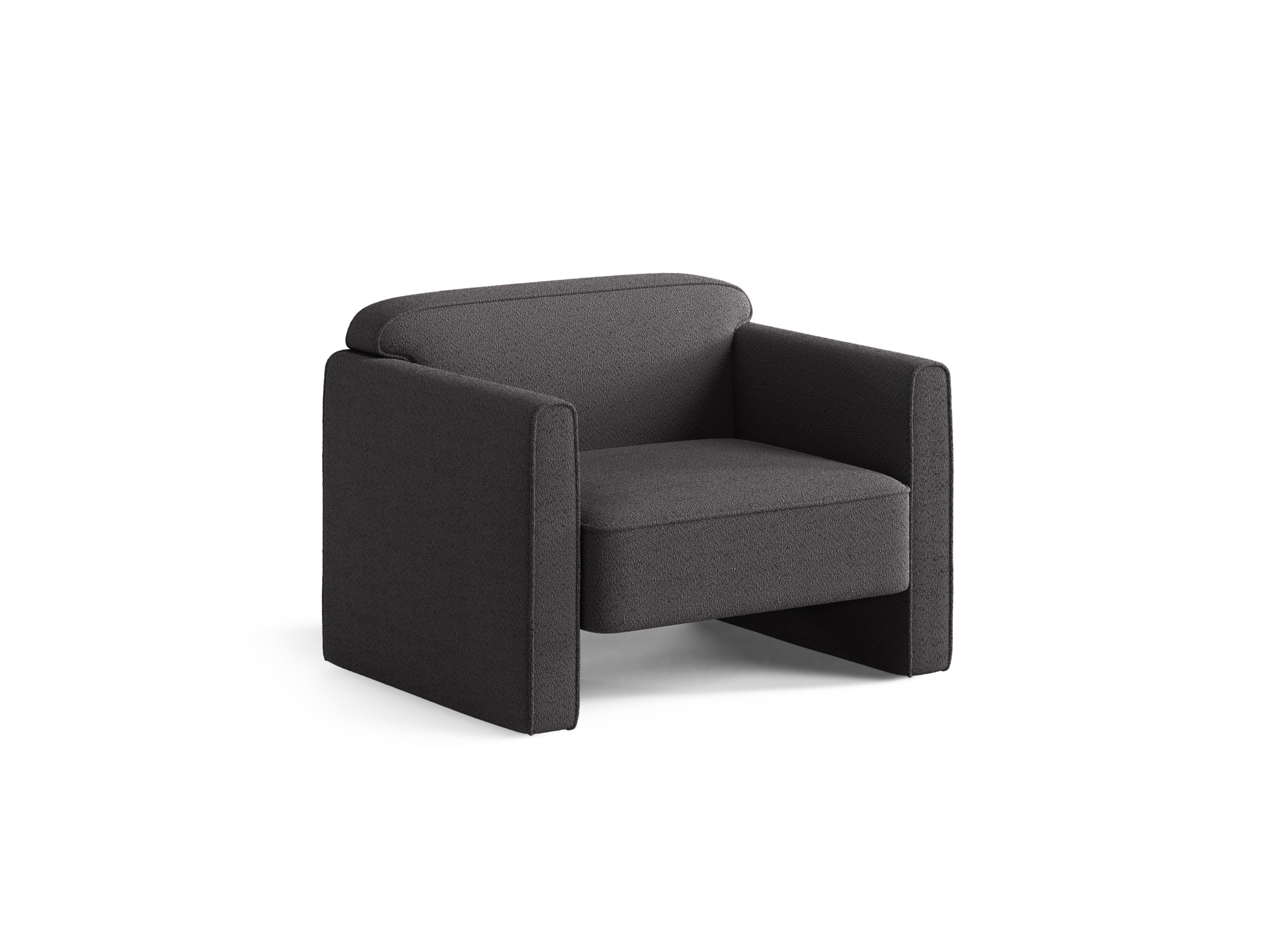 Fotelja Abby, 90x80cm, Bouclé