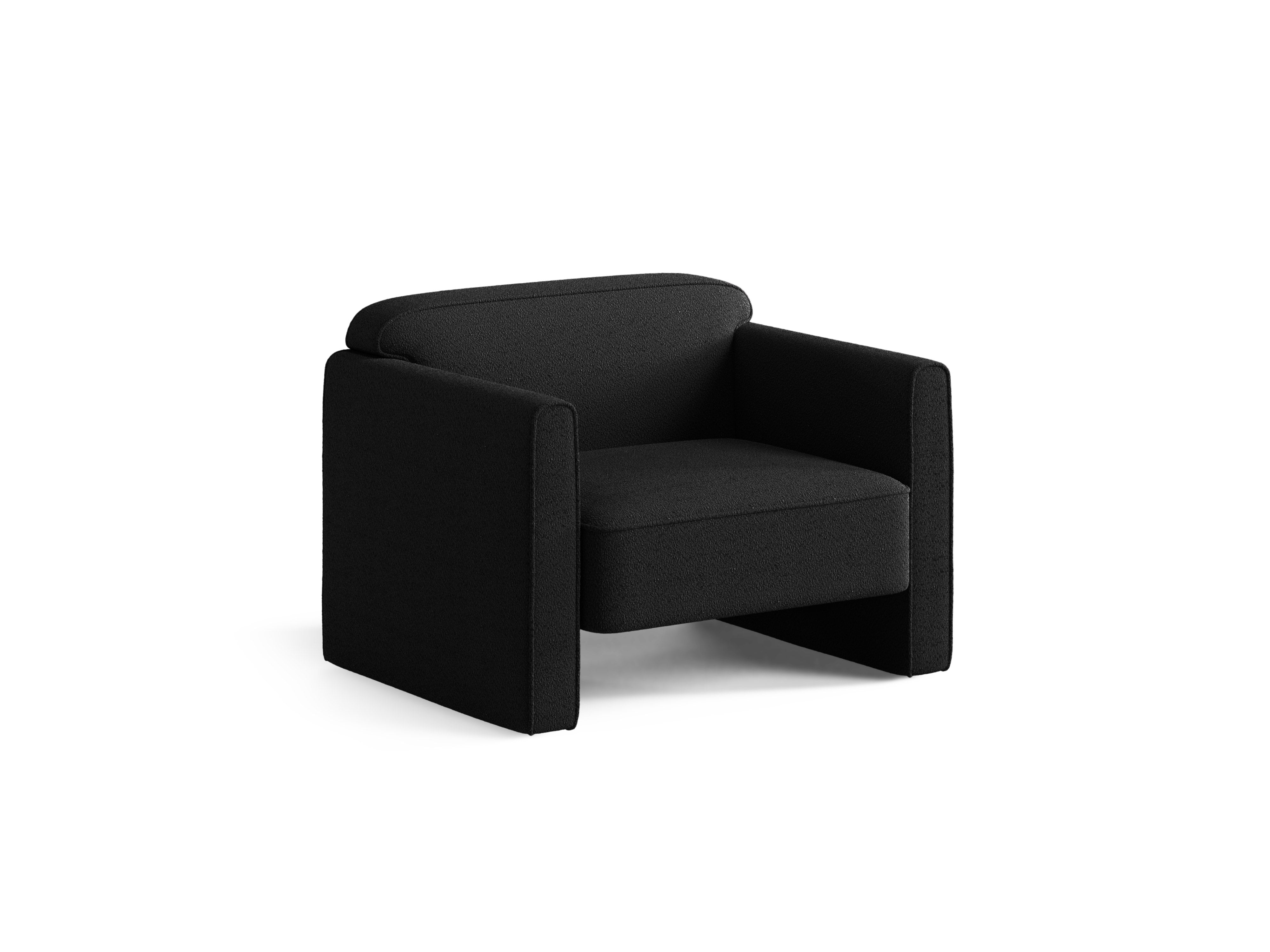 Fotelja Abby, 90x80cm, Bouclé