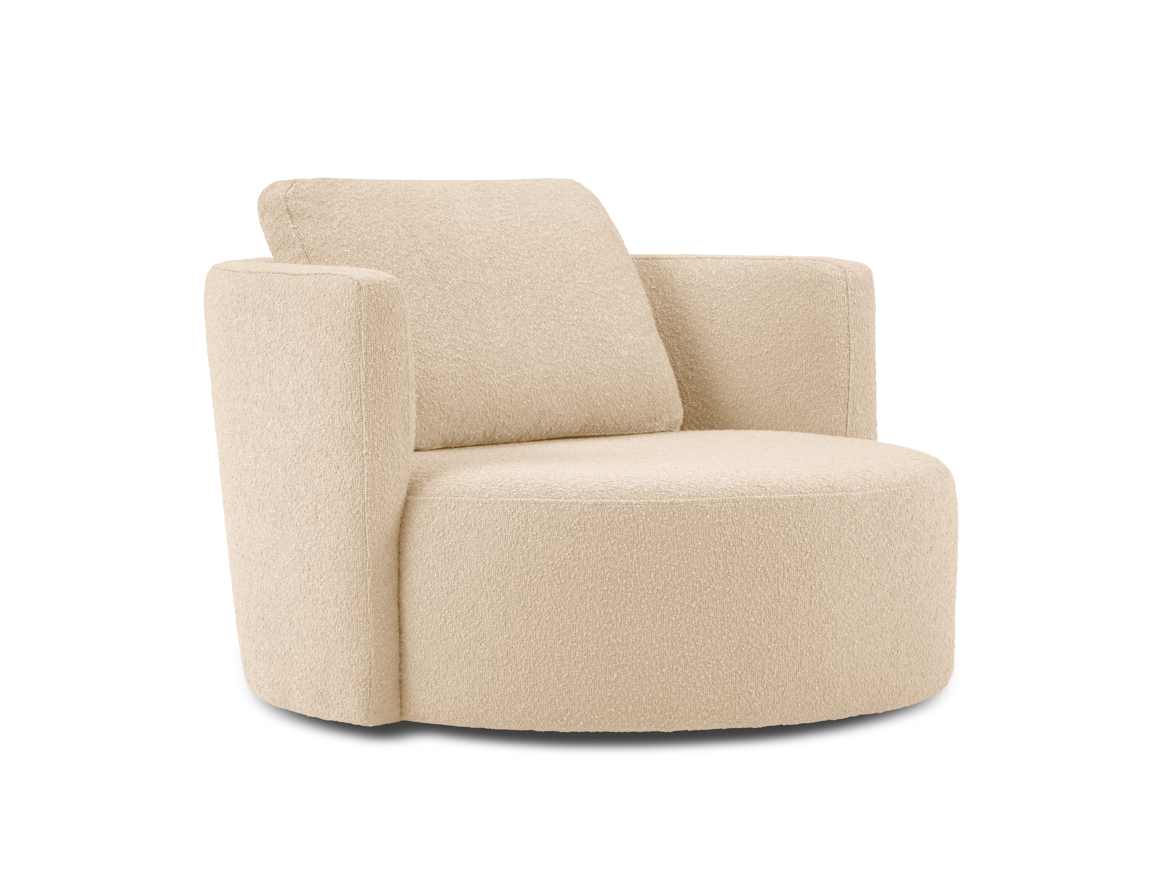 Fotelj Bliss 112x112cm, Material: Bukle