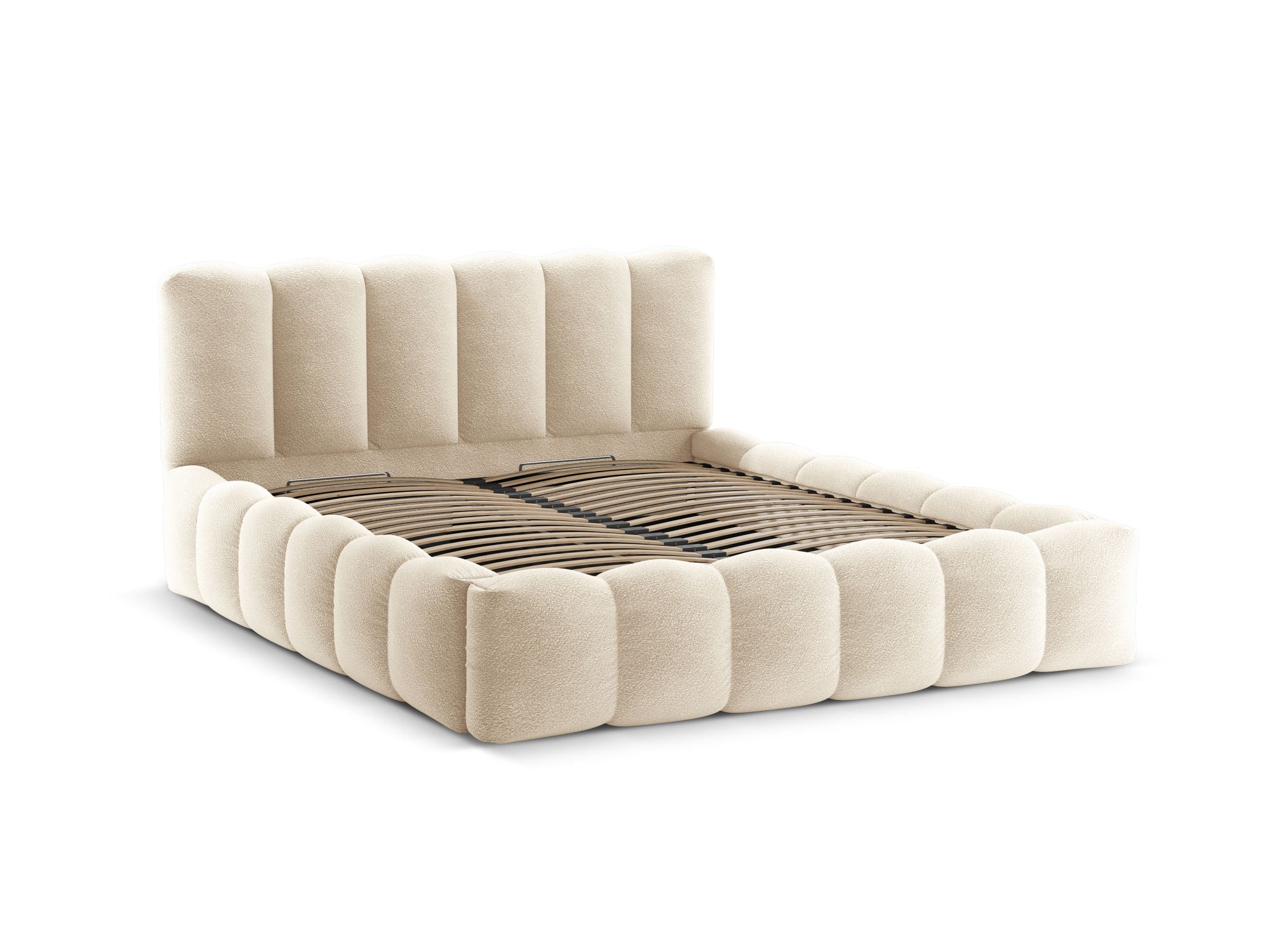 Lupin postelja, Material: Bouclé