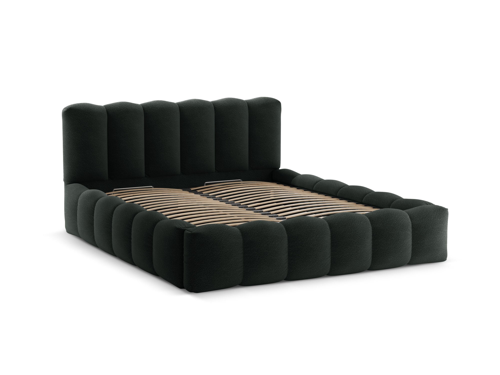 Lupin postelja, Material: Bouclé