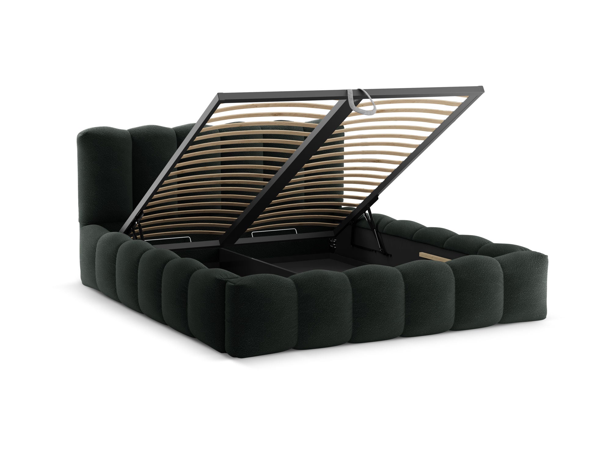 Lupin postelja, Material: Bouclé