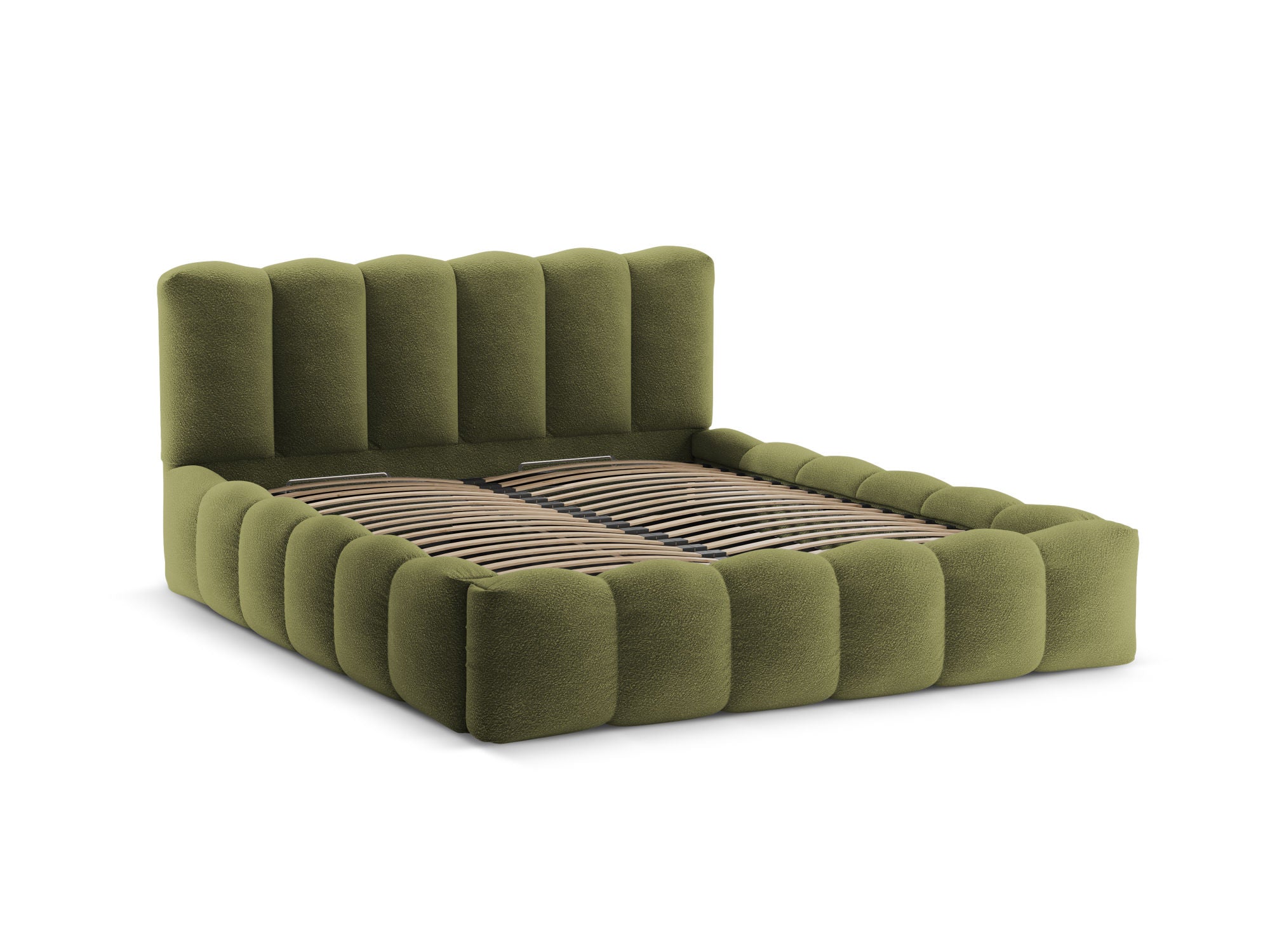 Lupin postelja, Material: Bouclé