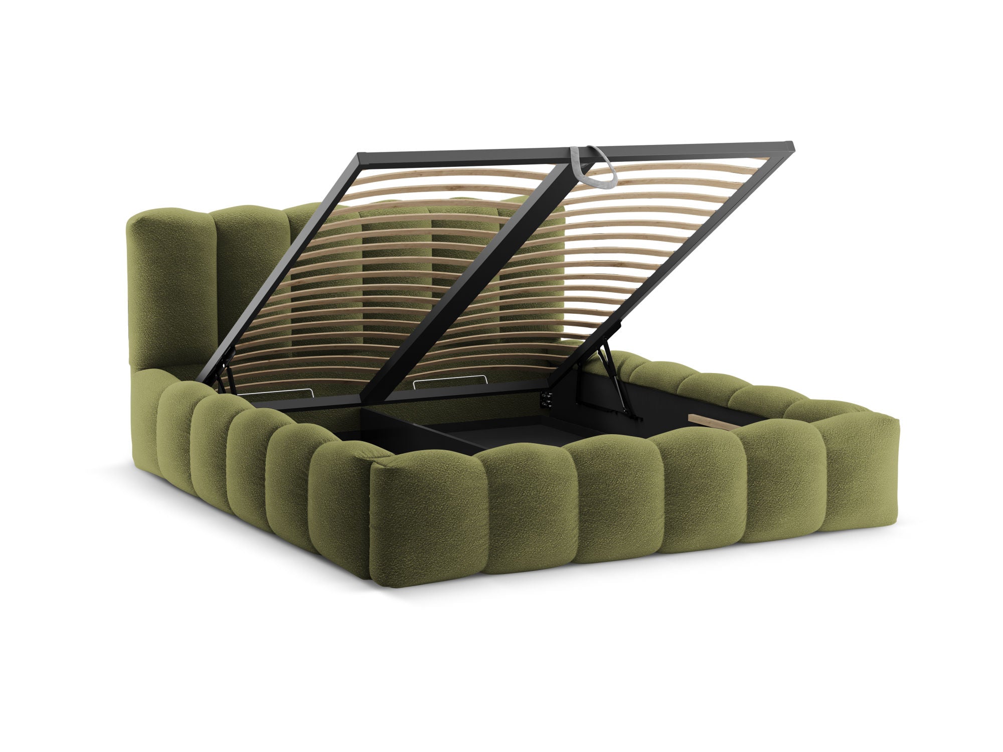 Lupin postelja, Material: Bouclé