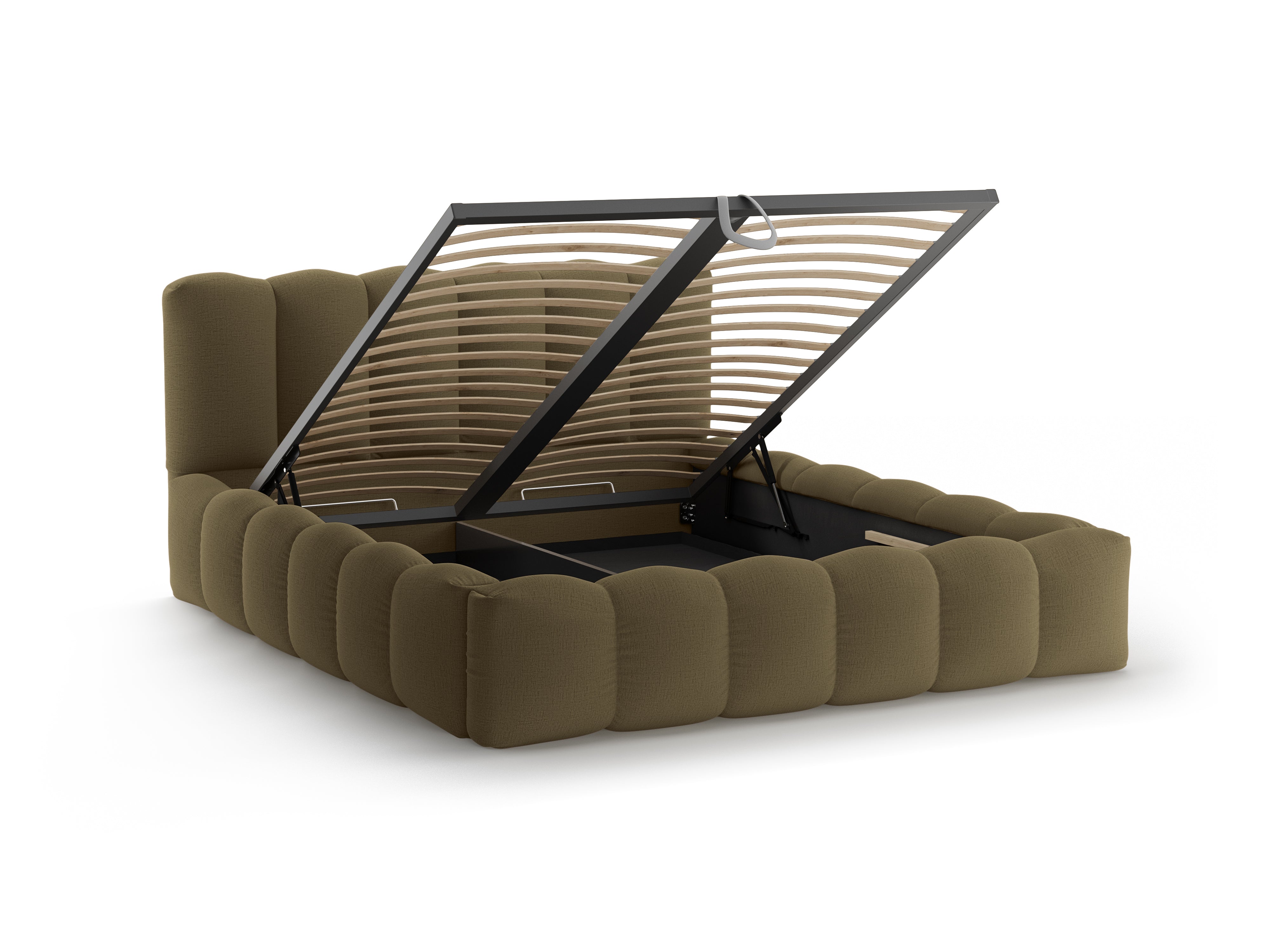 Lupine krevet, material: strukturirana tkanina