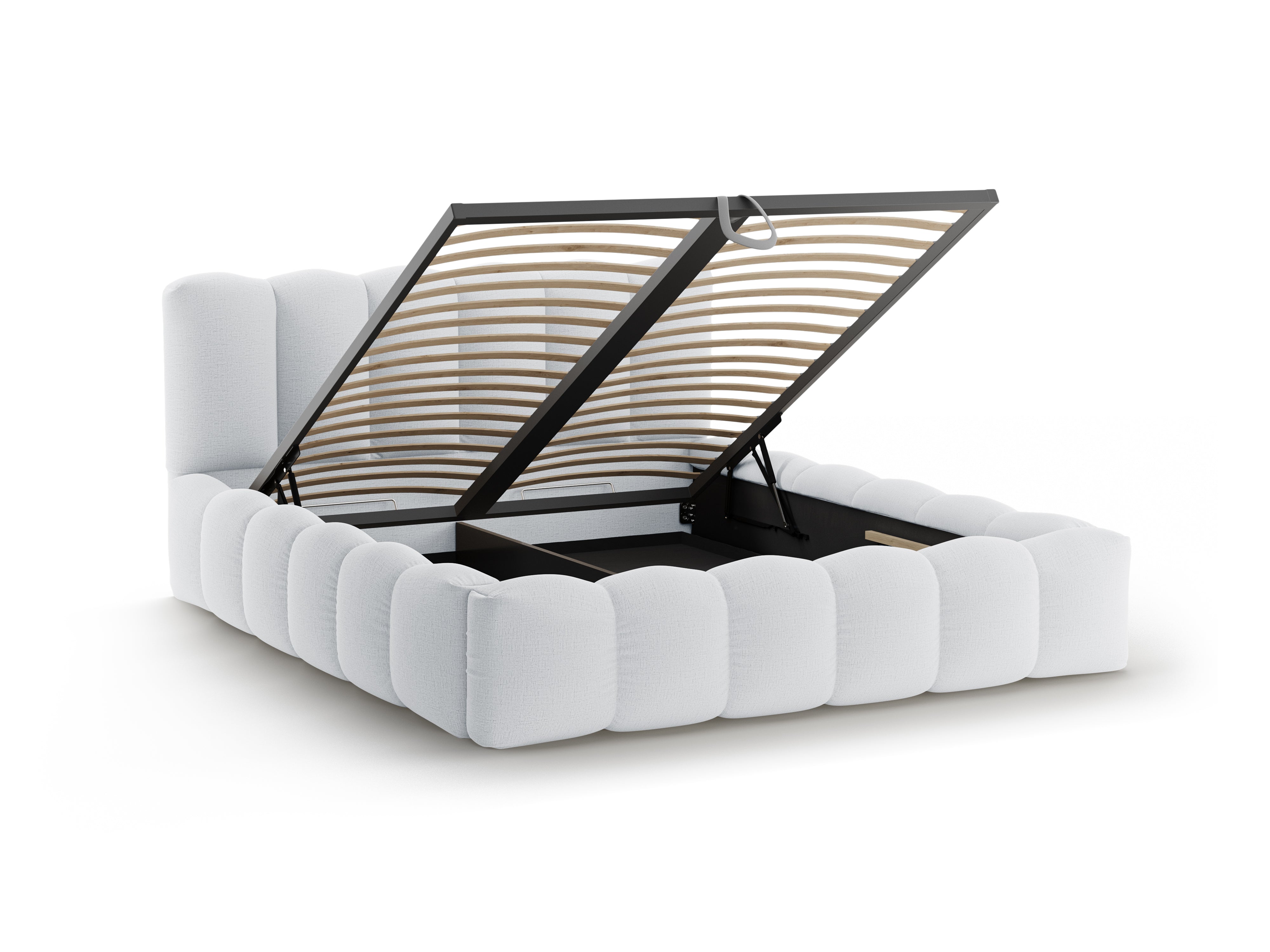 Lupine krevet, material: strukturirana tkanina