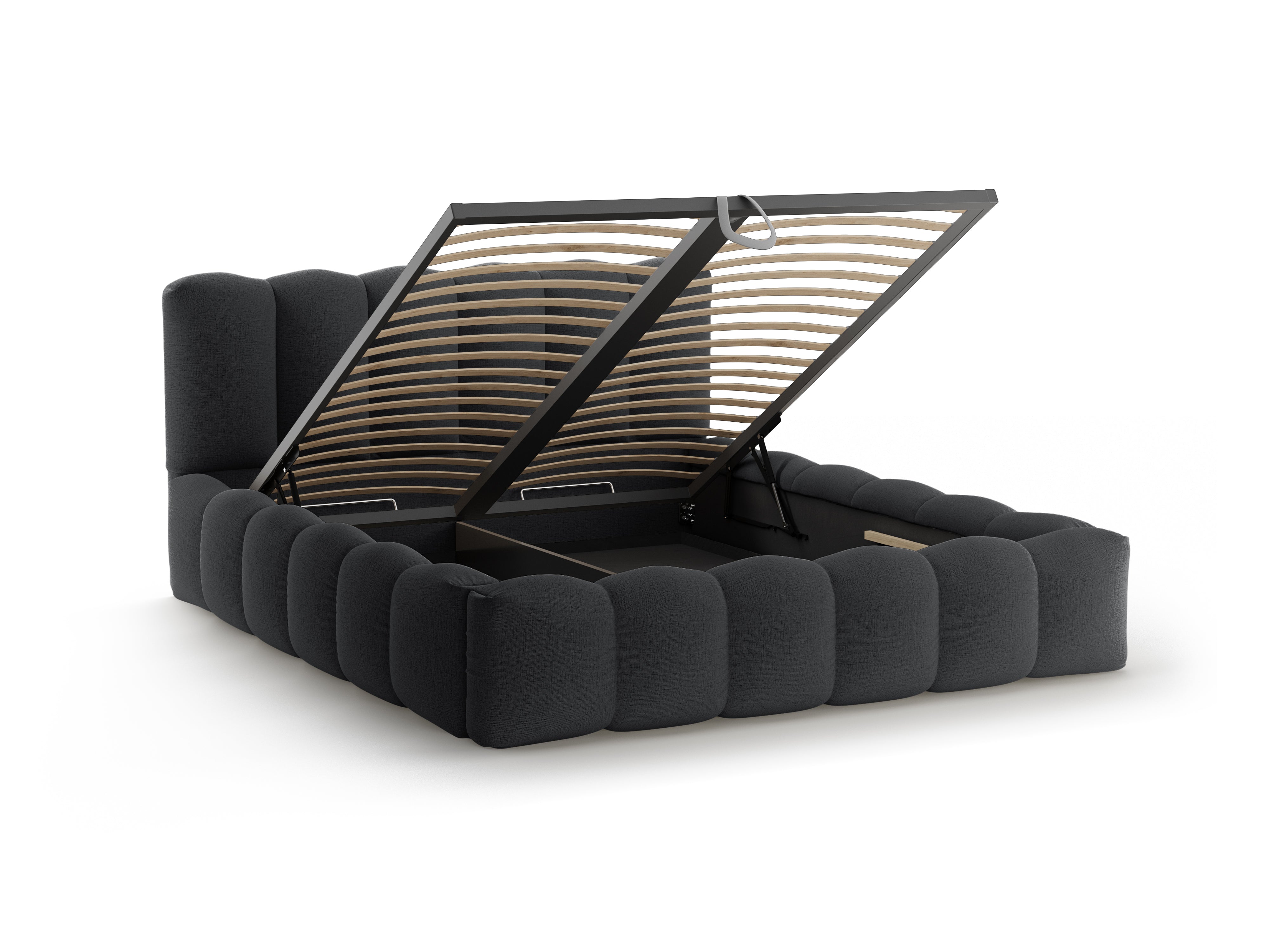 Lupine krevet, material: strukturirana tkanina