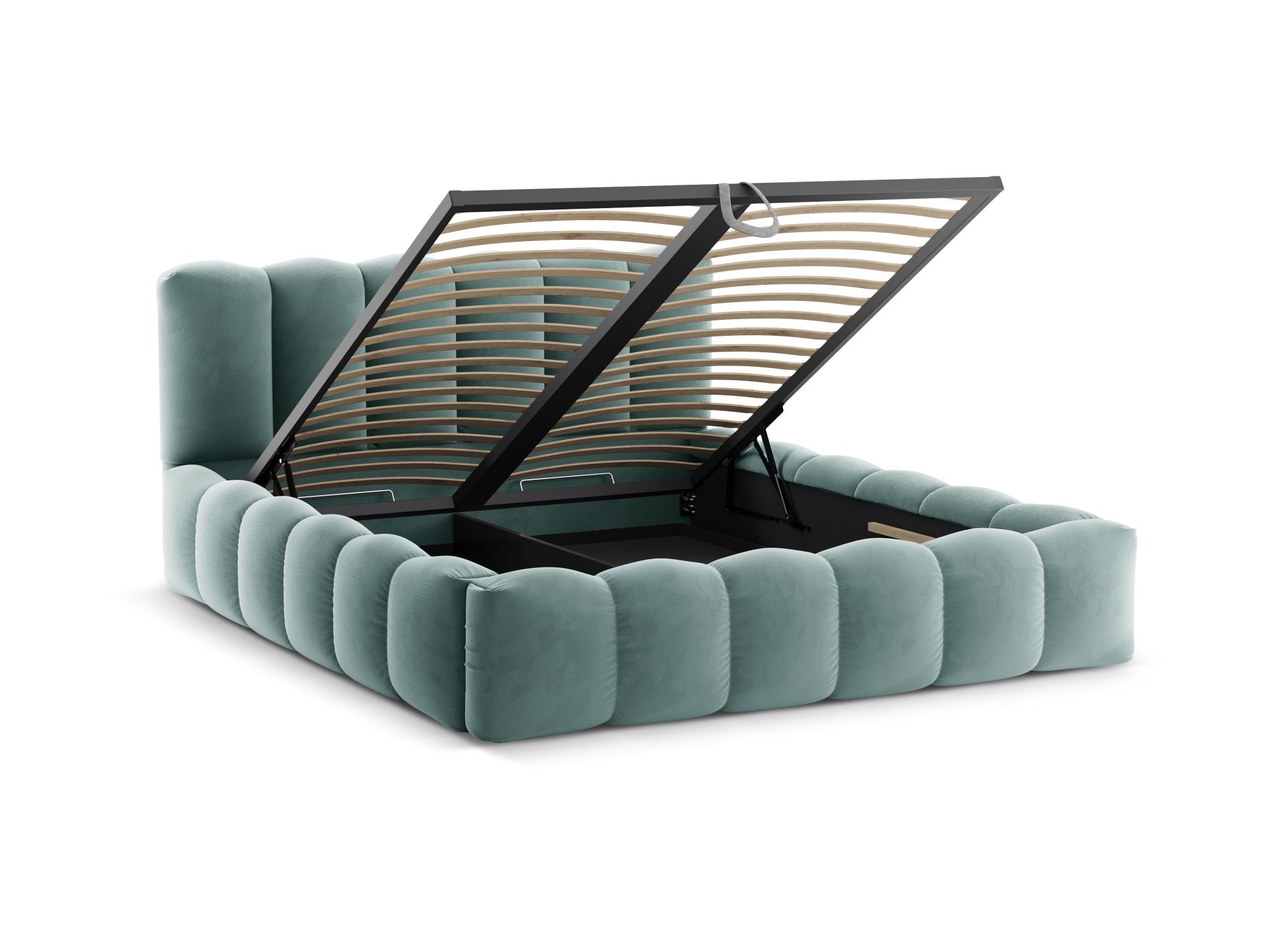 Lupine krevet, Materijal: Žamet