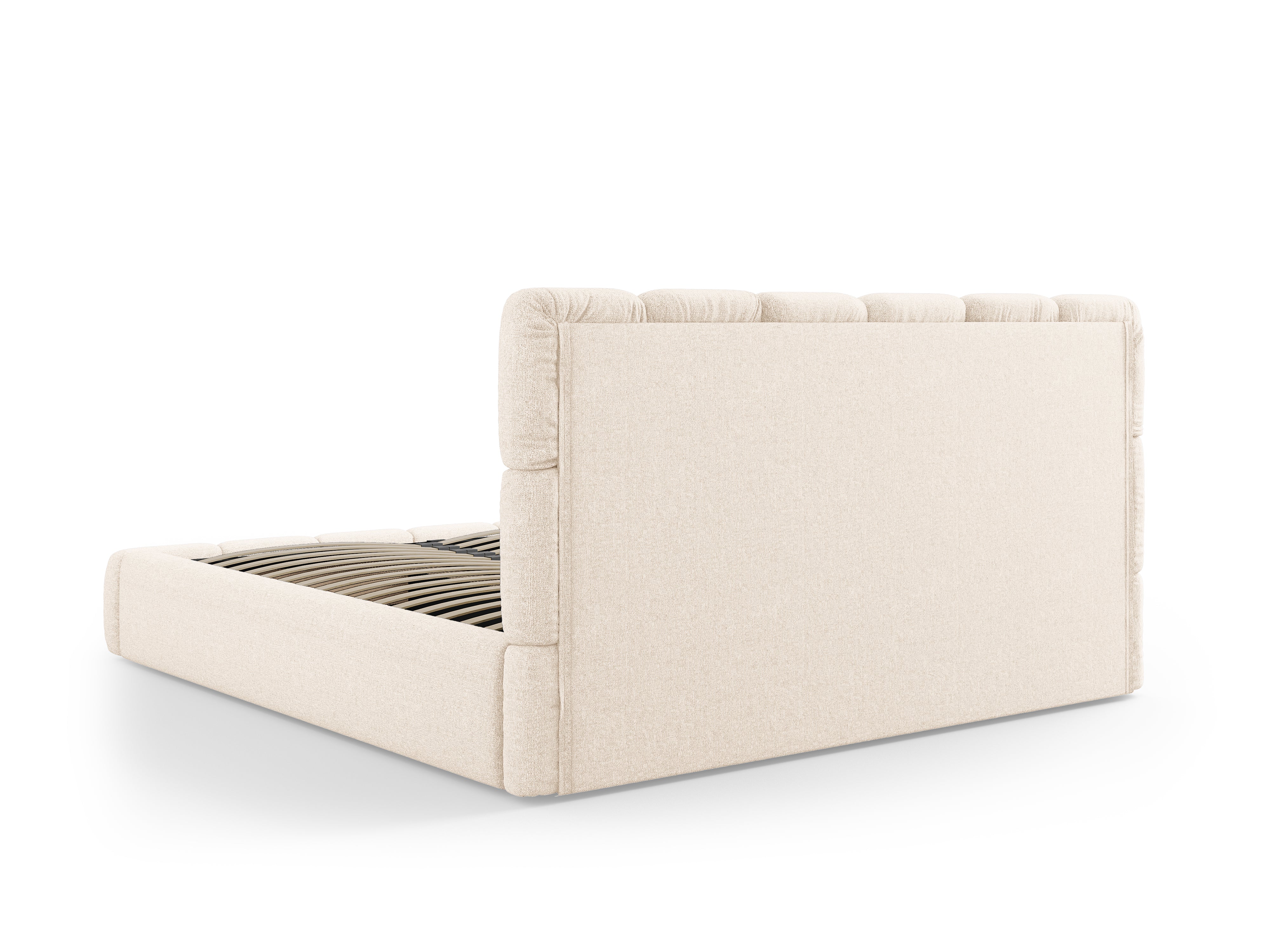 Postelja Bellis s shranjevalno posodo, Material: Šenil