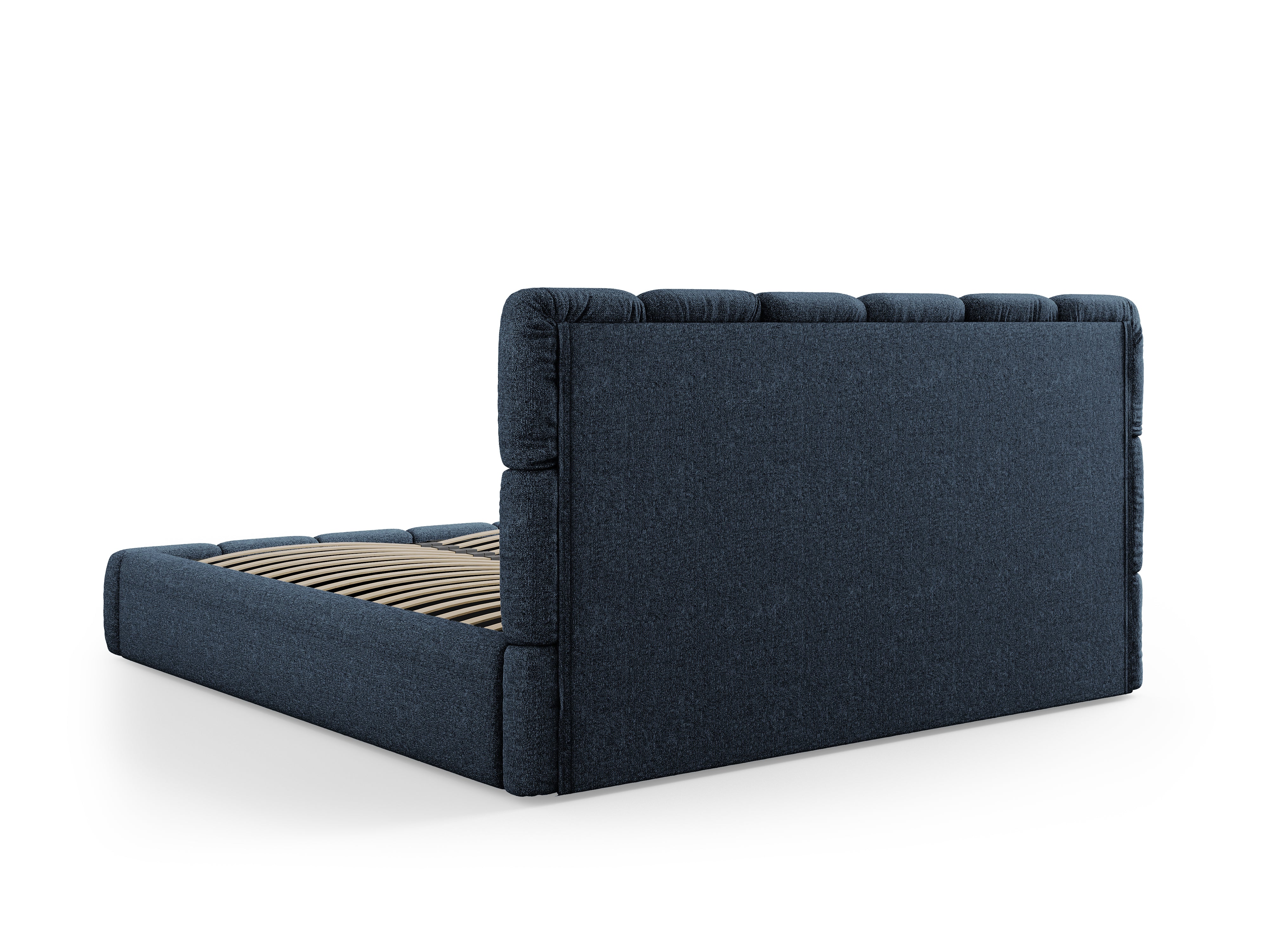 Postelja Bellis s shranjevalno posodo, Material: Šenil