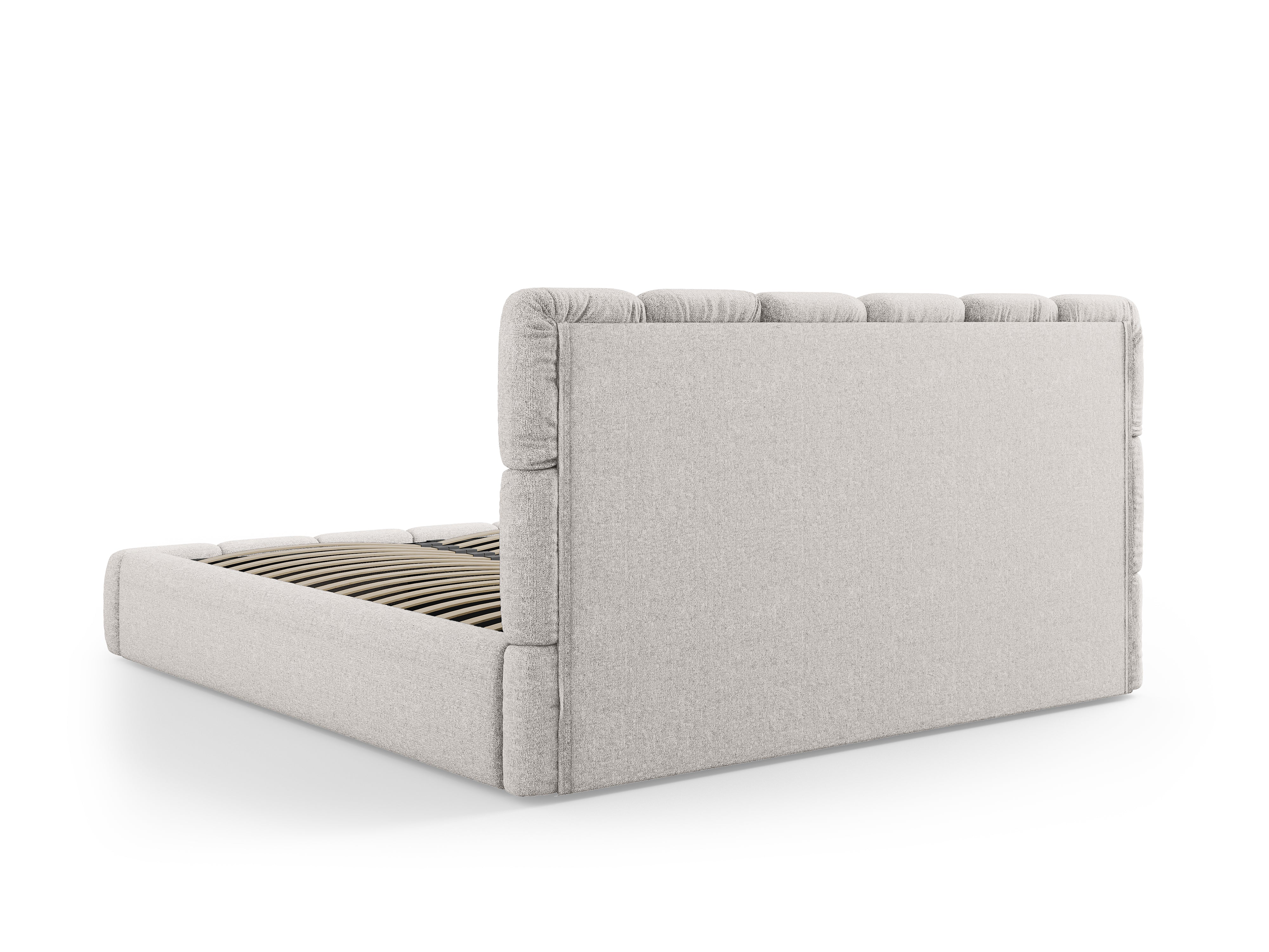 Postelja Bellis s shranjevalno posodo, Material: Šenil