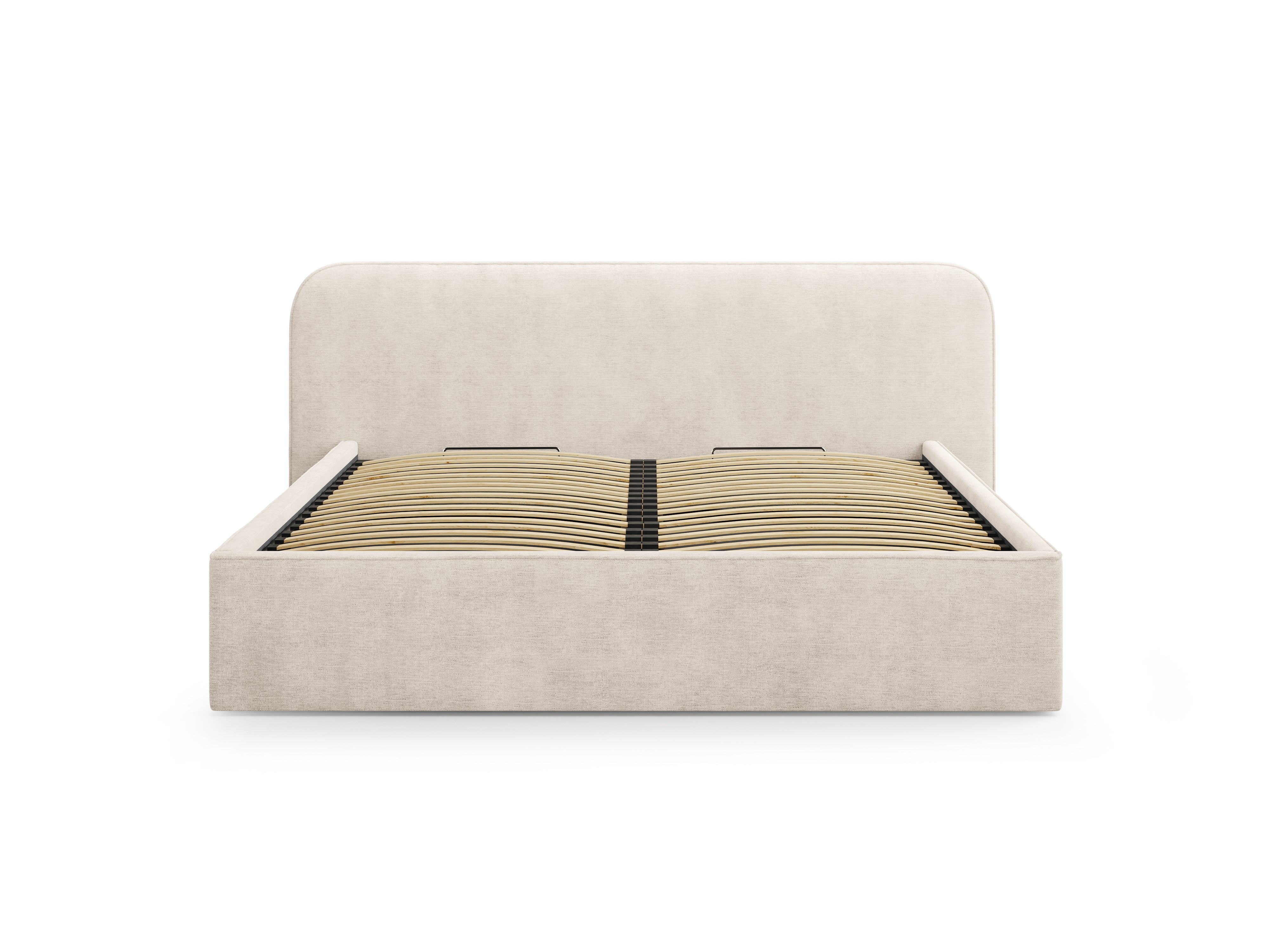 Postelja z vzmetnim okvirjem Elizabeth, Material: Strukturirano blago