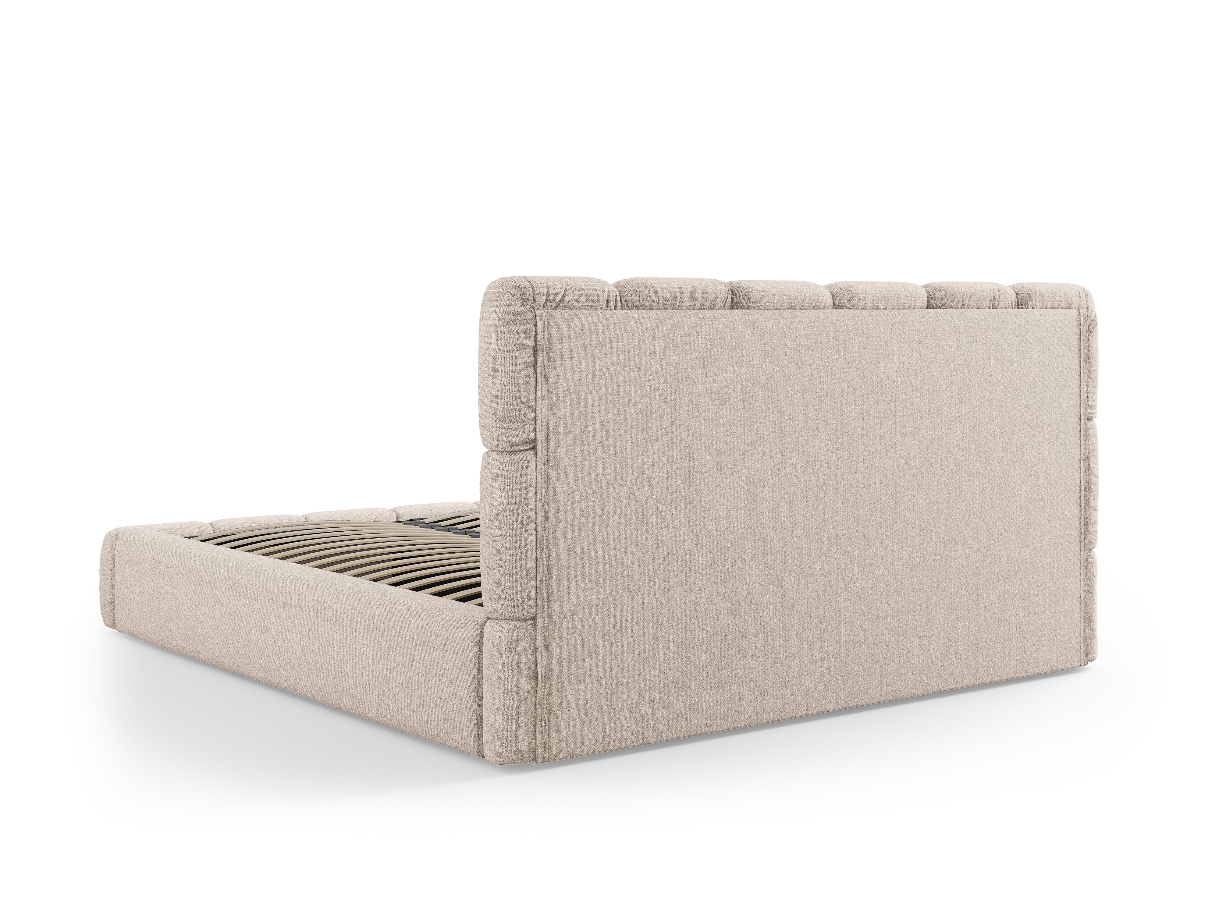 Postelja Bellis s shranjevalno posodo, Material: Šenil