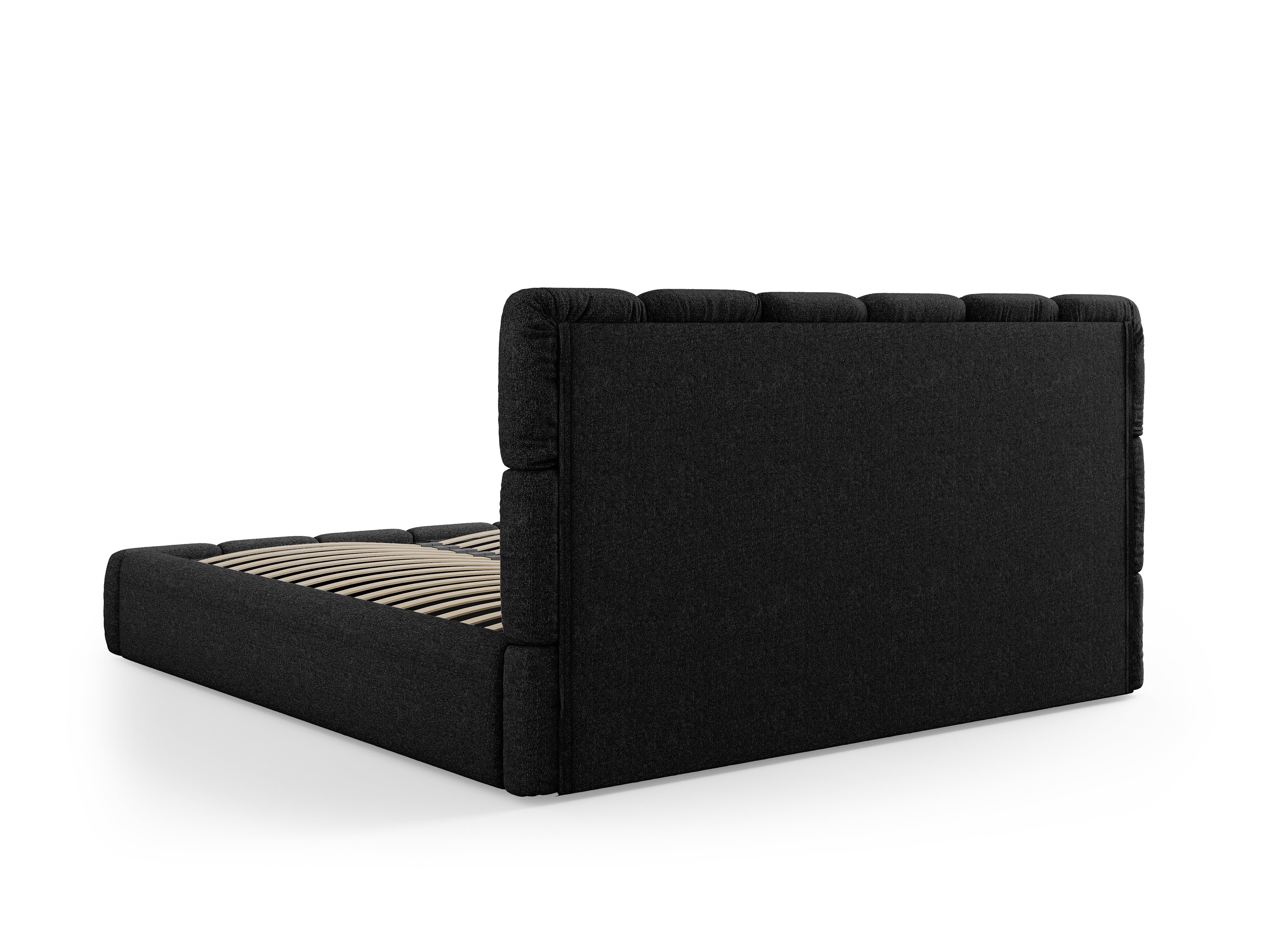 Postelja Bellis s shranjevalno posodo, Material: Šenil