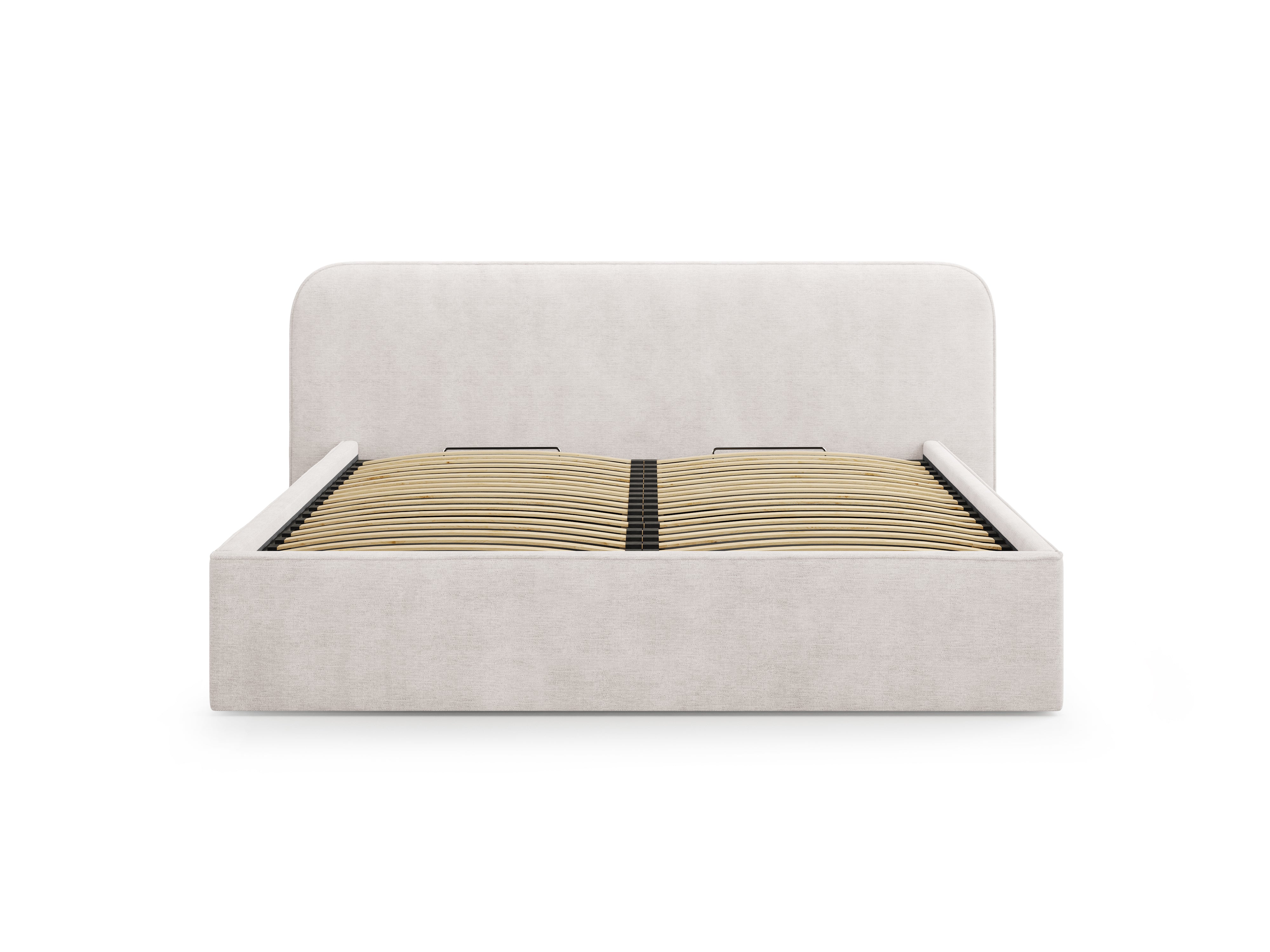 Postelja z vzmetnim okvirjem Elizabeth, Material: Strukturirano blago