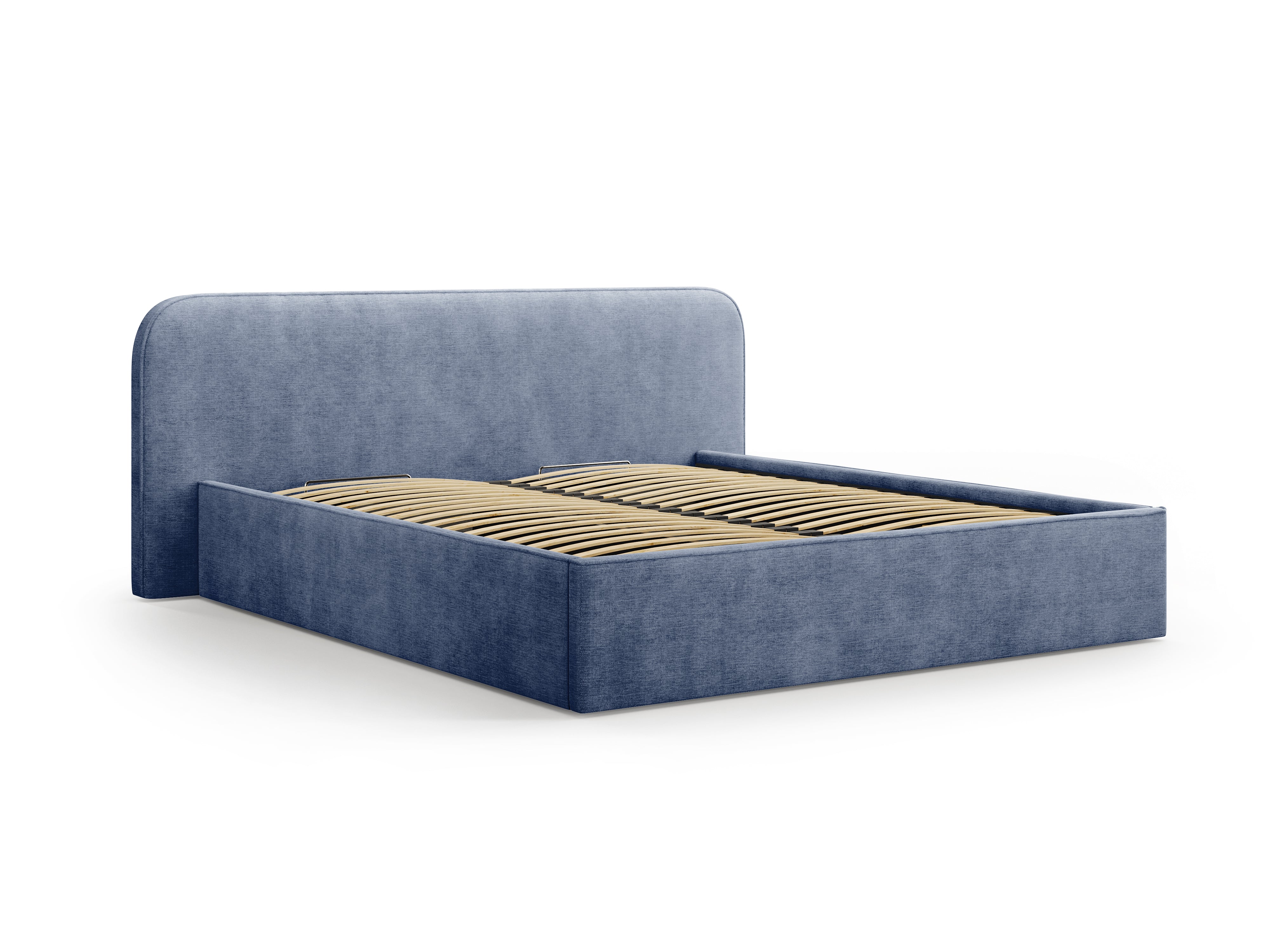 Postelja z vzmetnim okvirjem Elizabeth, Material: Strukturirano blago