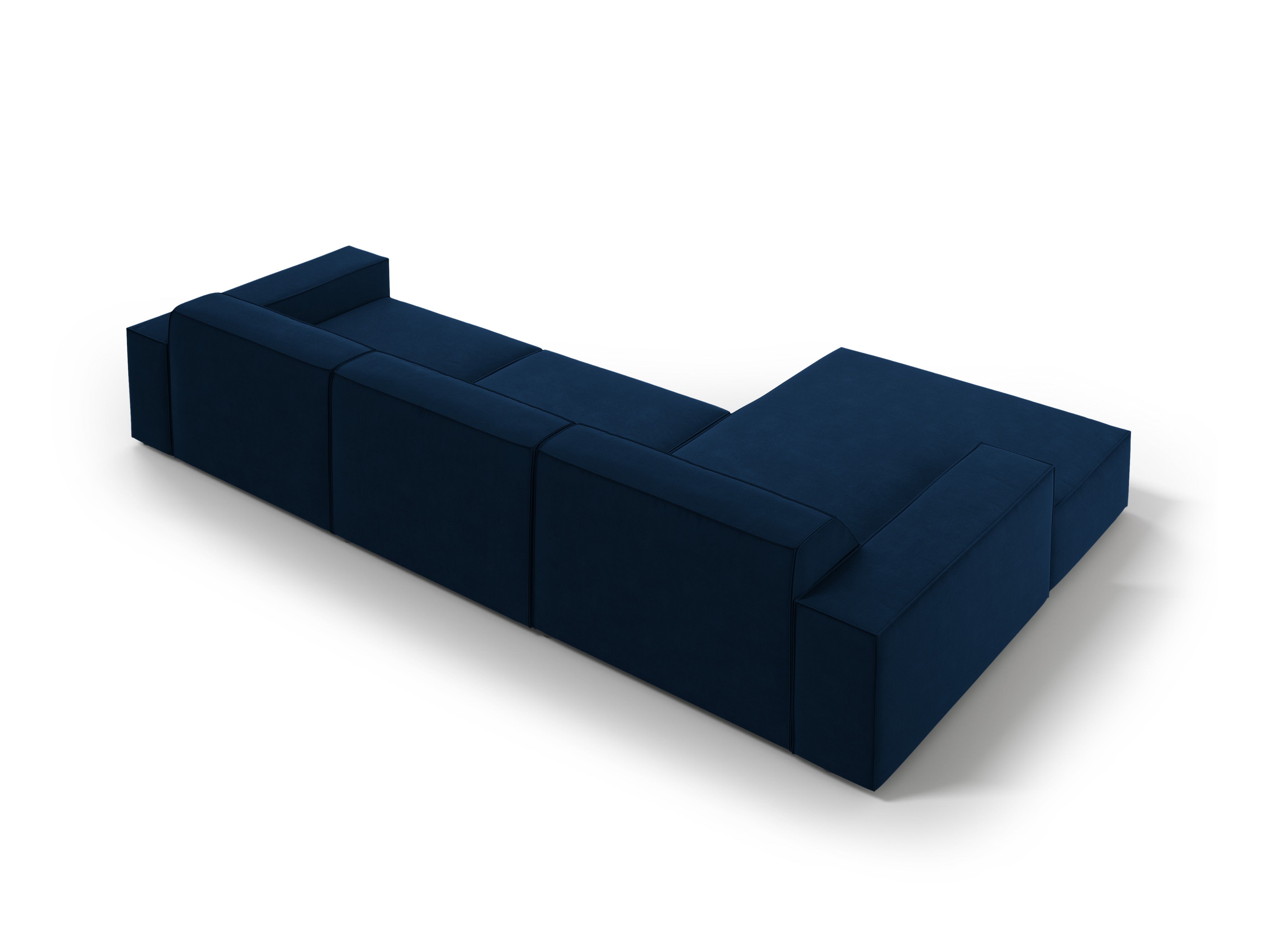 Kotna sedežna garnitura Jodie 284x166cm, Material: Žamet