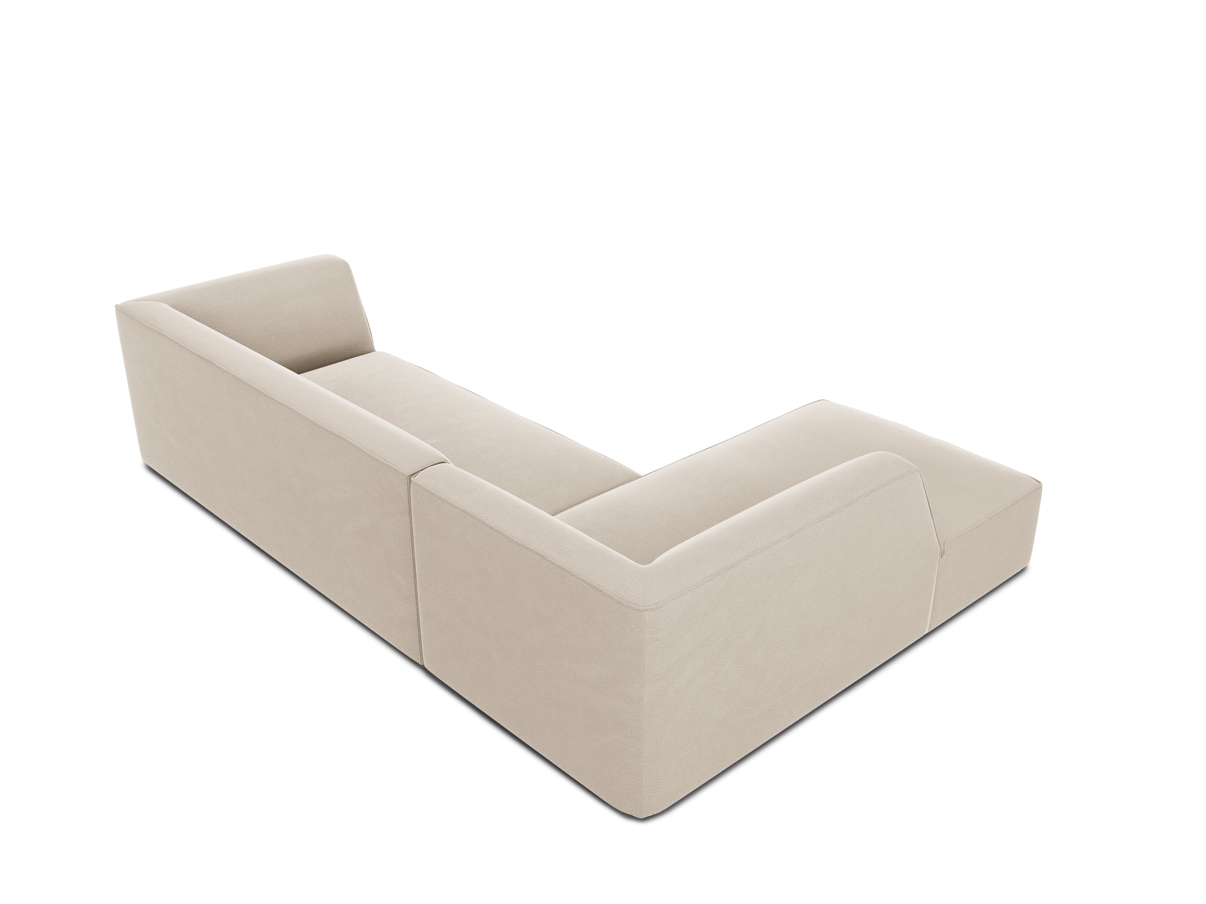 Kotna sedežna garnitura Ruby, 4 sedeži, 273x180cm, Material: Žamet