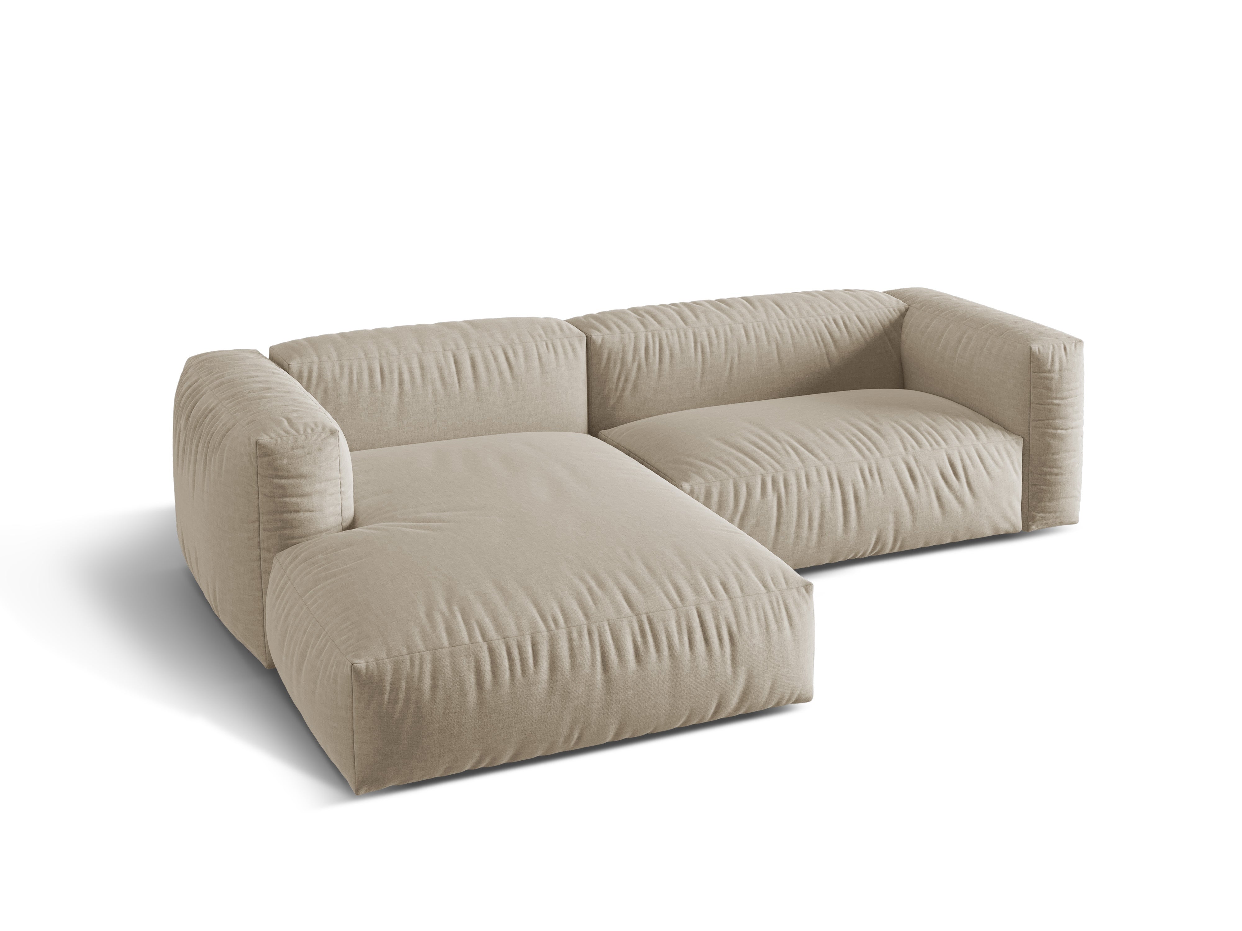 Kotna sedežna garnitura Martina, 280x176cm, Material: Strukturirano blago