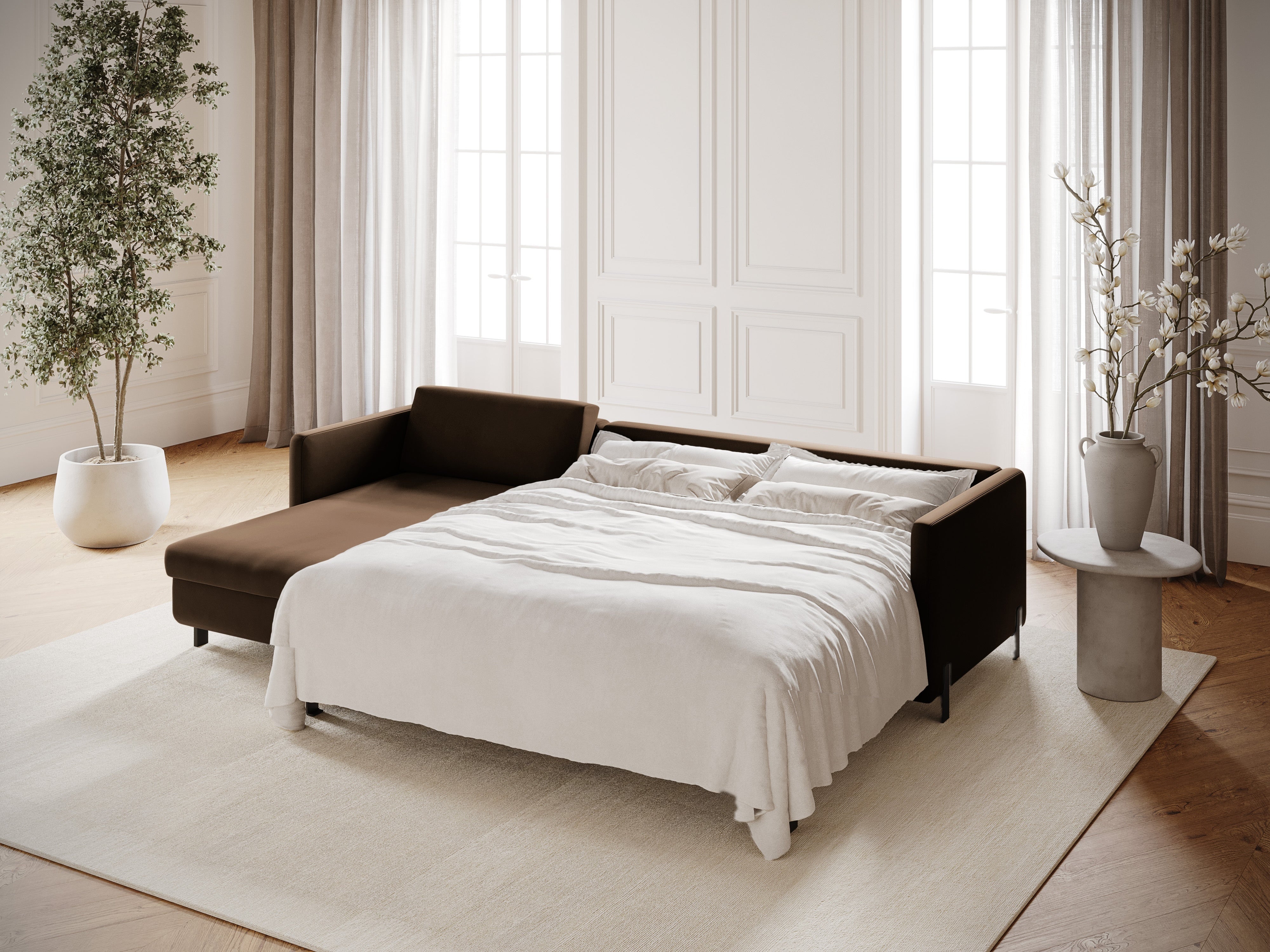 Kotna sedežna garnitura Gloria 280x170cm, Material: Žamet