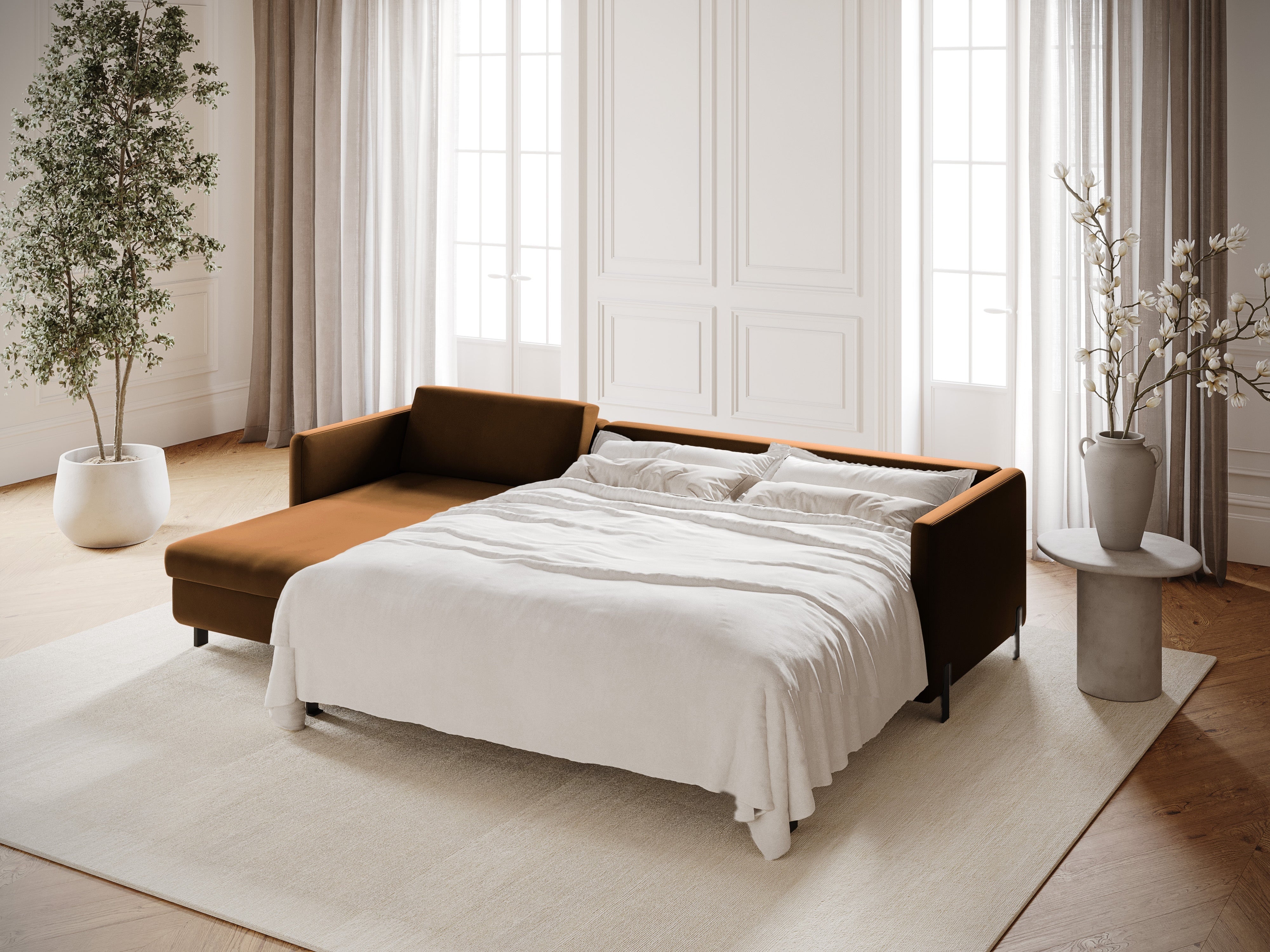 Kotna sedežna garnitura Gloria 280x170cm, Material: Žamet