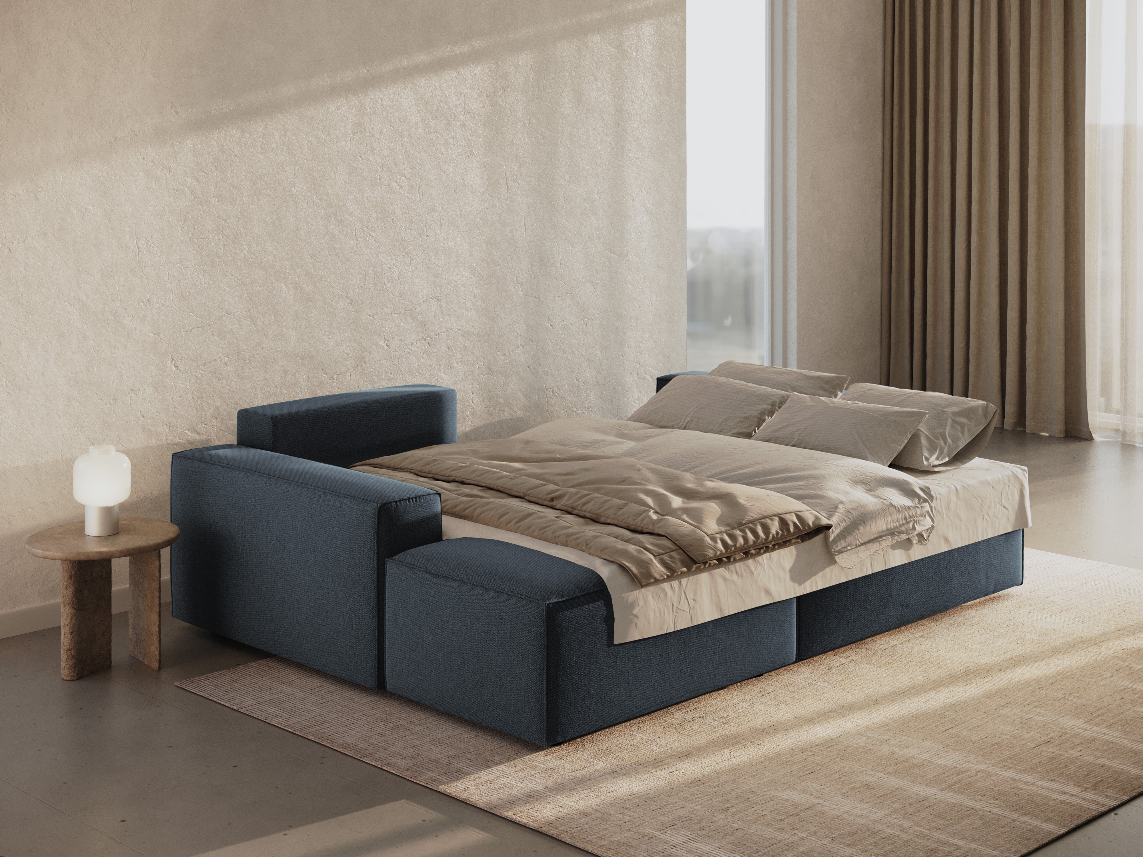 Kotna sedežna garnitura Jodie, Material: Strukturirano blago