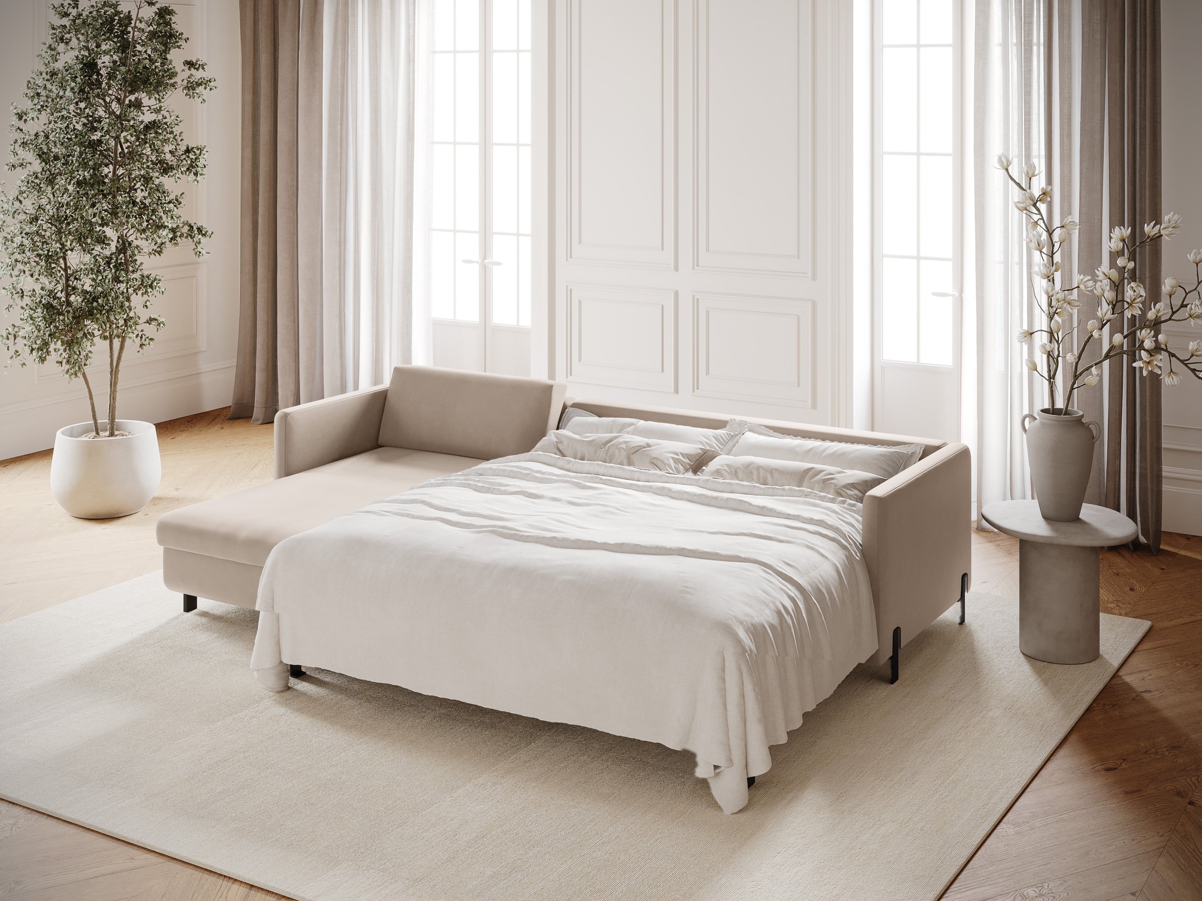 Kotna sedežna garnitura Gloria 260x170cm, Material: Žamet