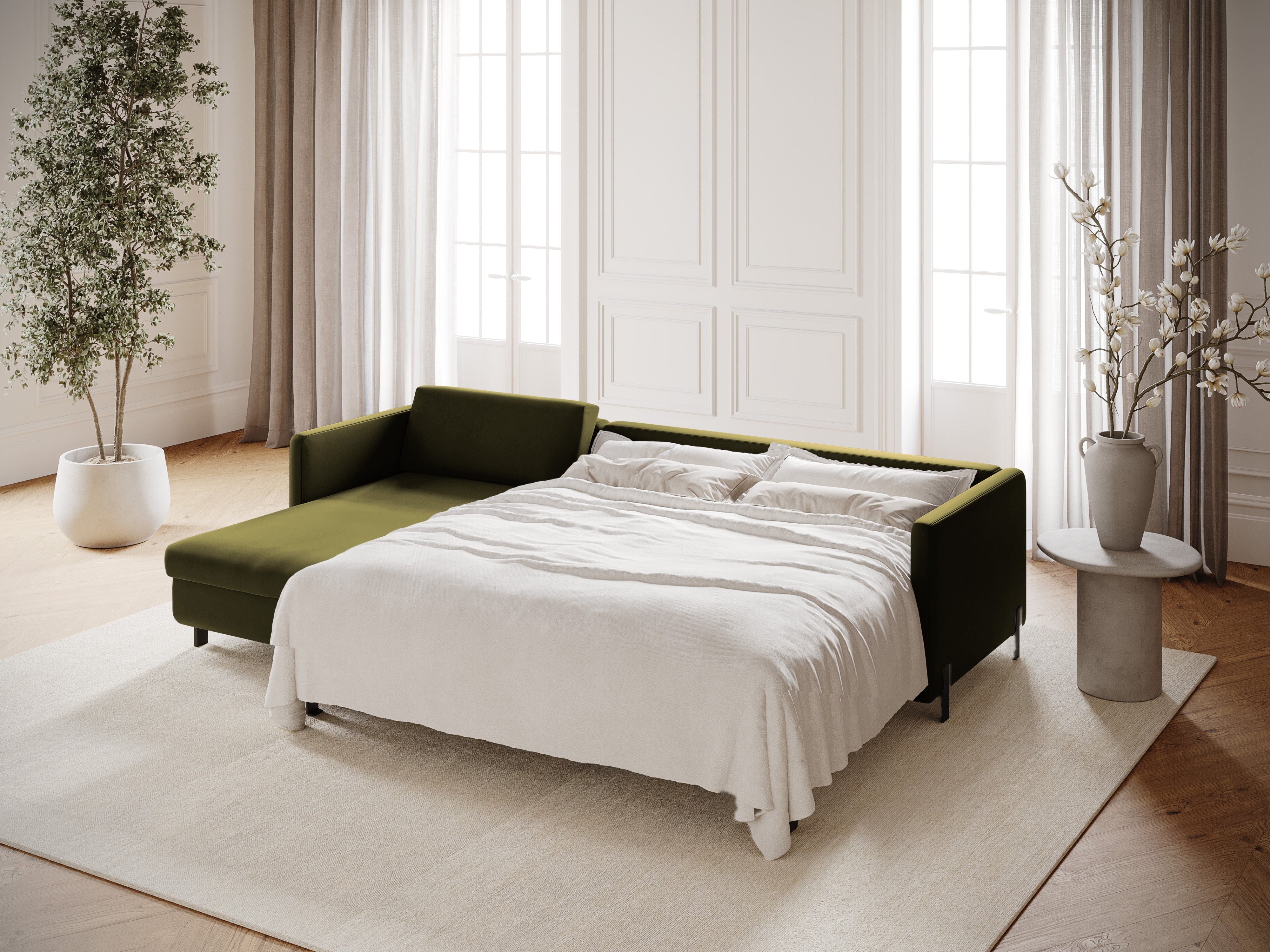 Kotna sedežna garnitura Gloria 260x170cm, Material: Žamet