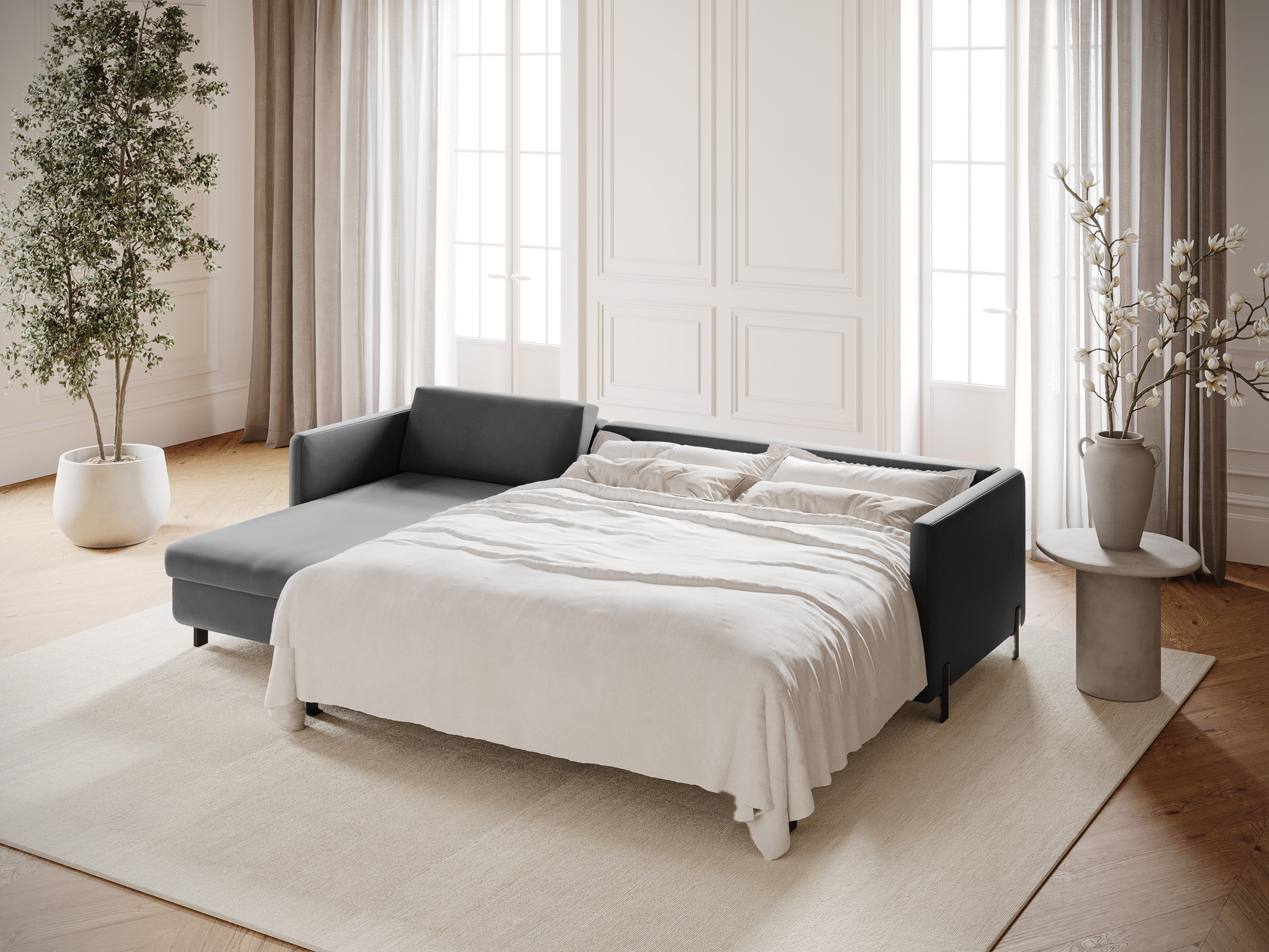 Kotna sedežna garnitura Gloria 260x170cm, Material: Žamet