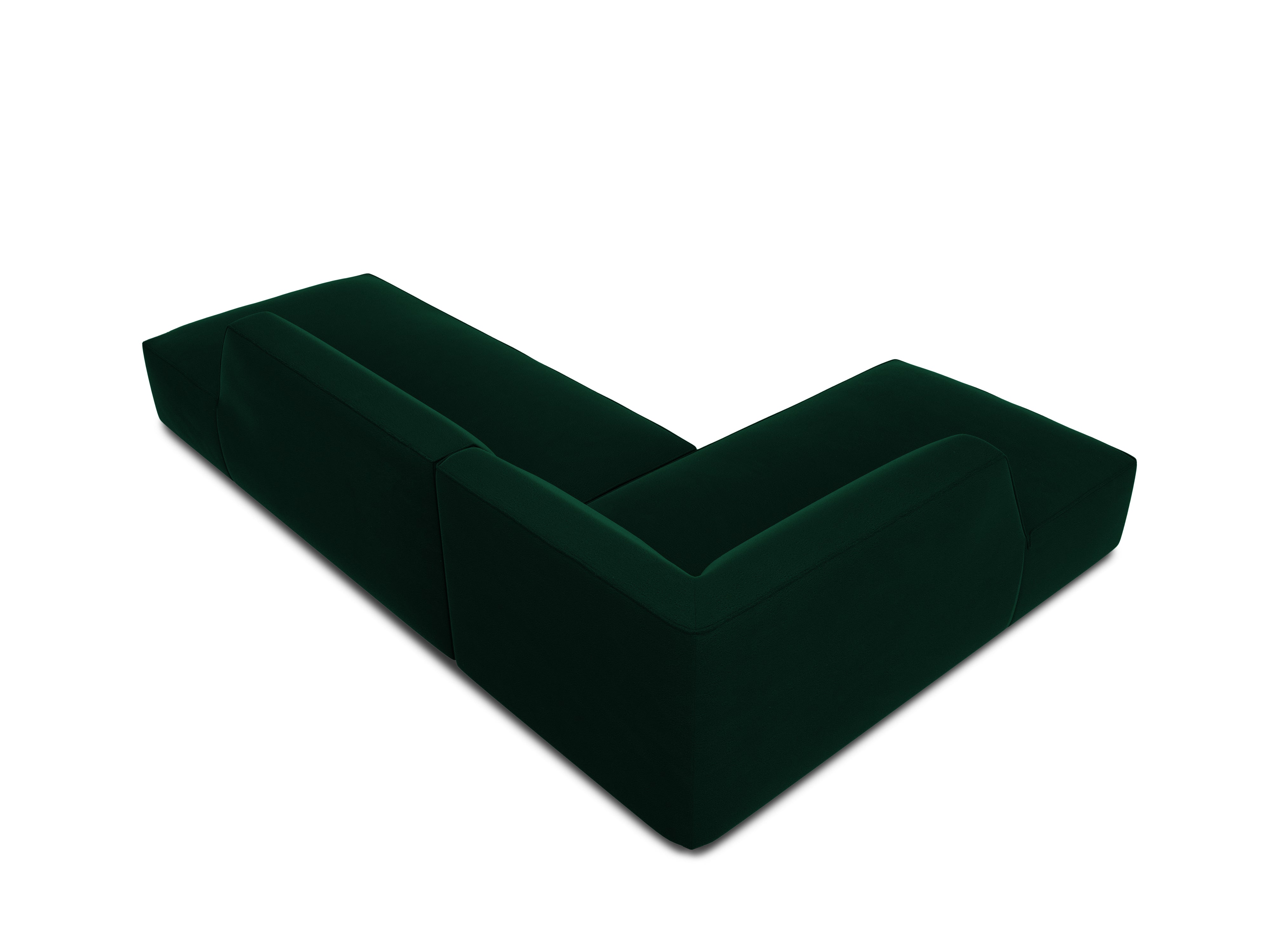 Kotna sedežna garnitura Ruby, 4 sedeži, 273x180cm, Material: Žamet