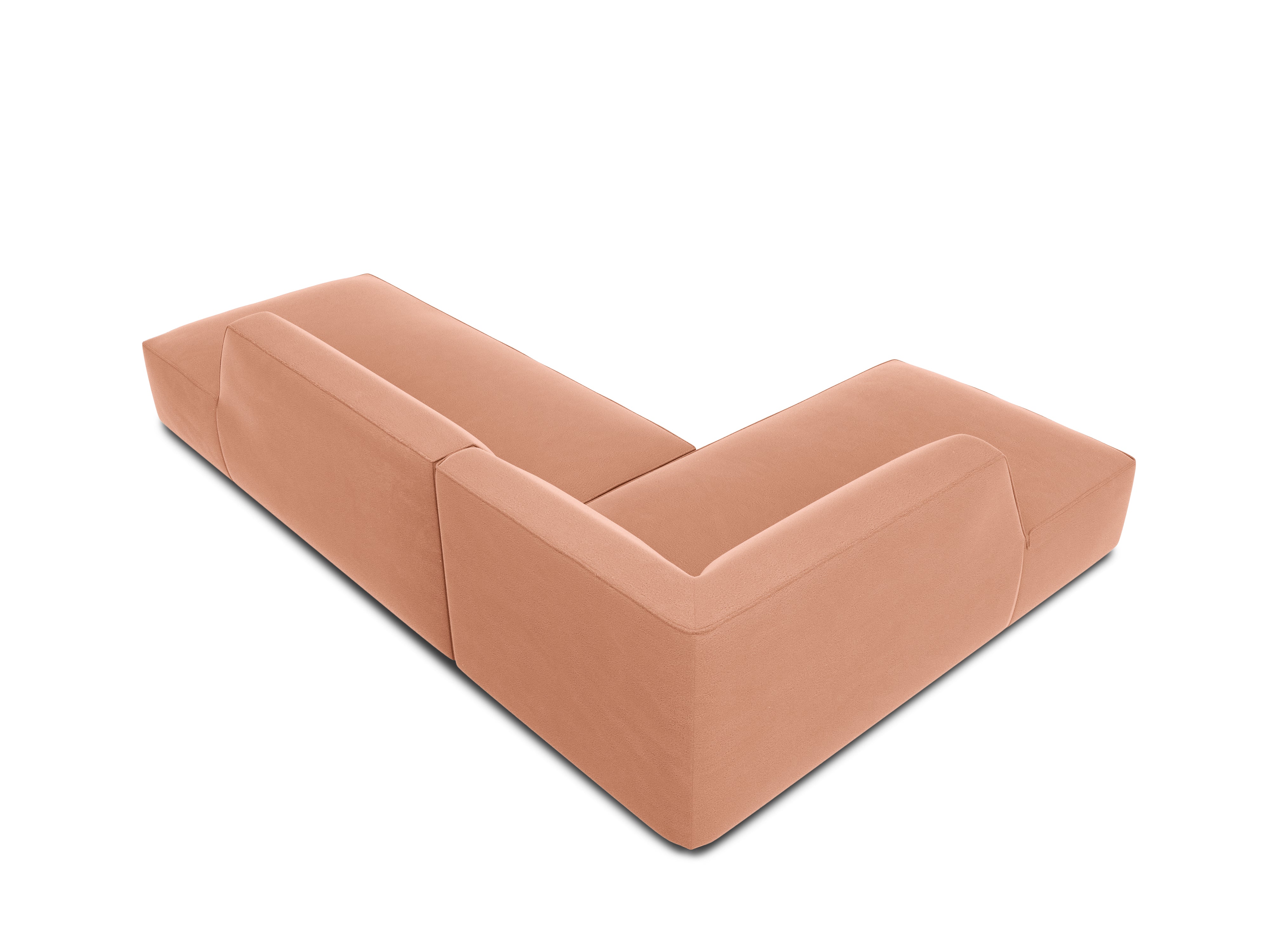 Kotna sedežna garnitura Ruby, 4 sedeži, 273x180cm, Material: Žamet