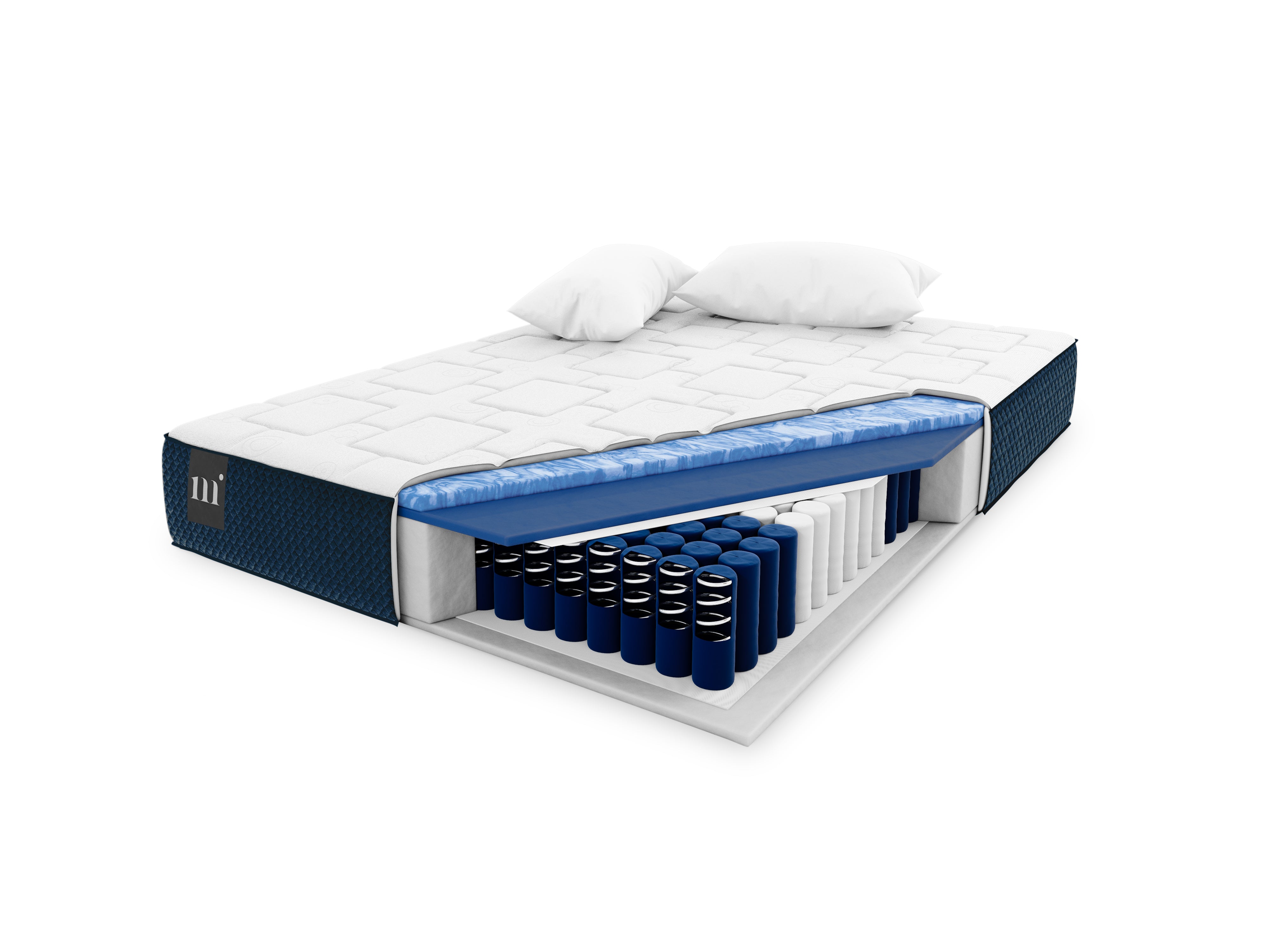 Dvostranska vzmetnica Mundi z žepkastimi vzmetmi