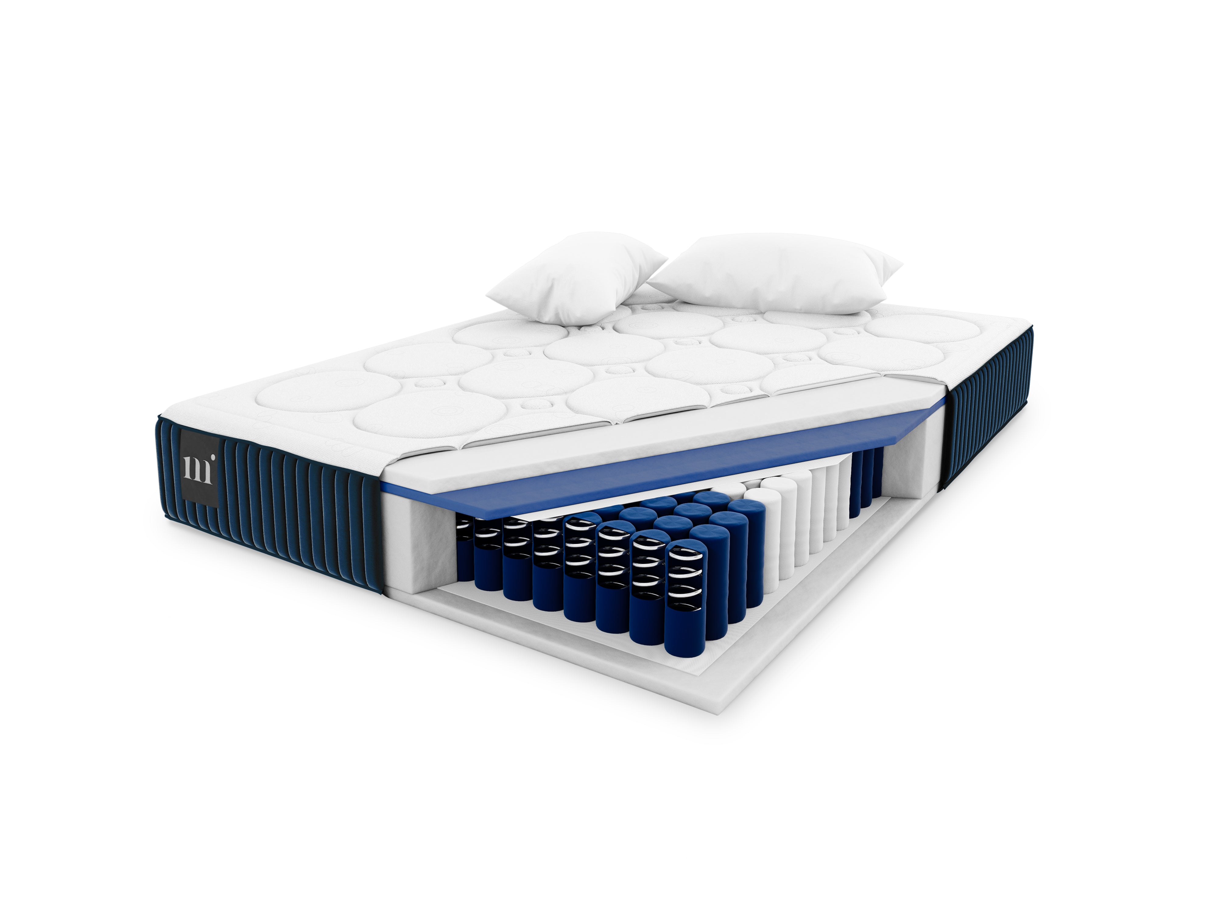 Dvostranska vzmetnica z žepkastimi vzmetmi Muara