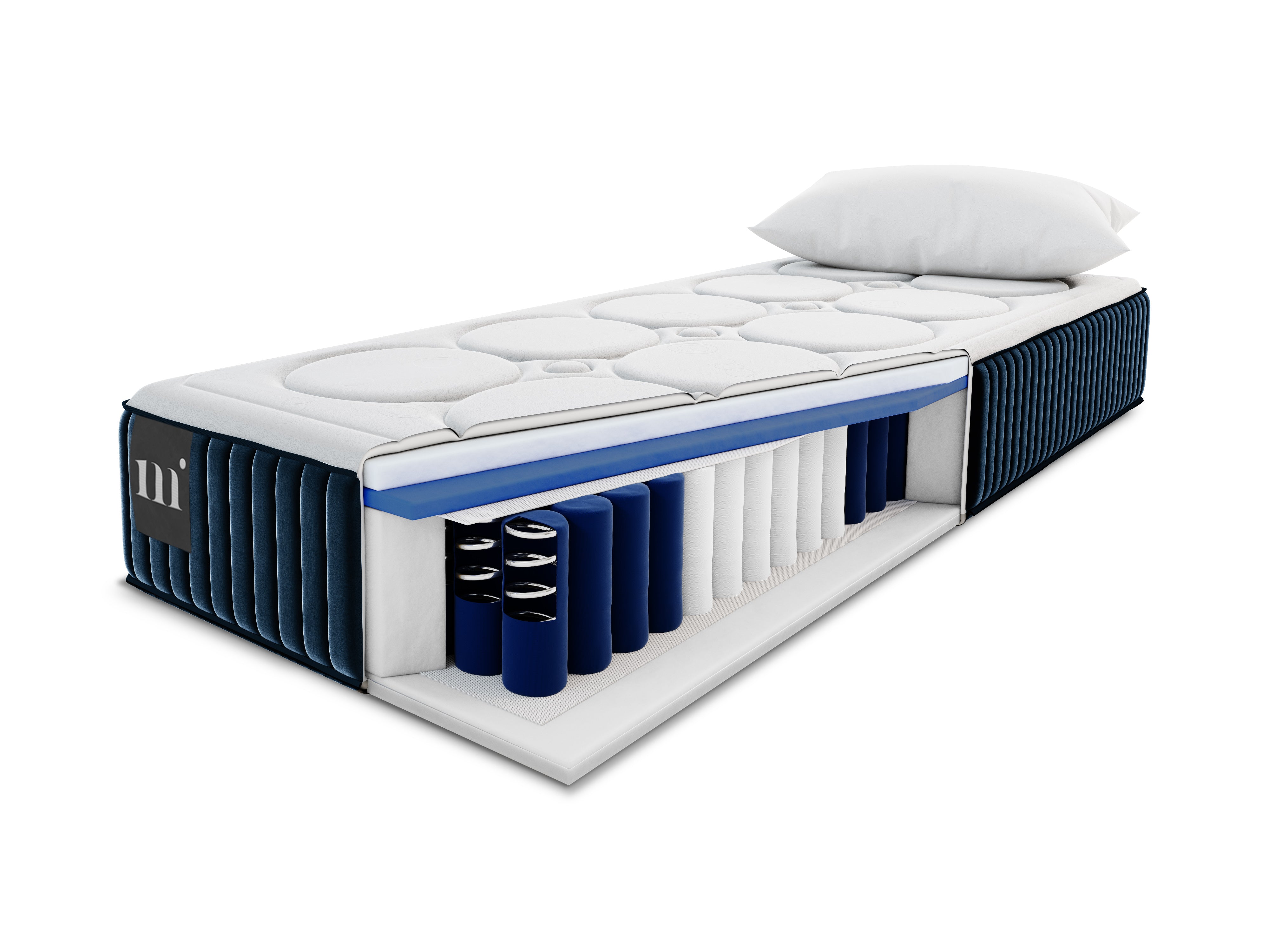 Dvostranska vzmetnica z žepkastimi vzmetmi Muara