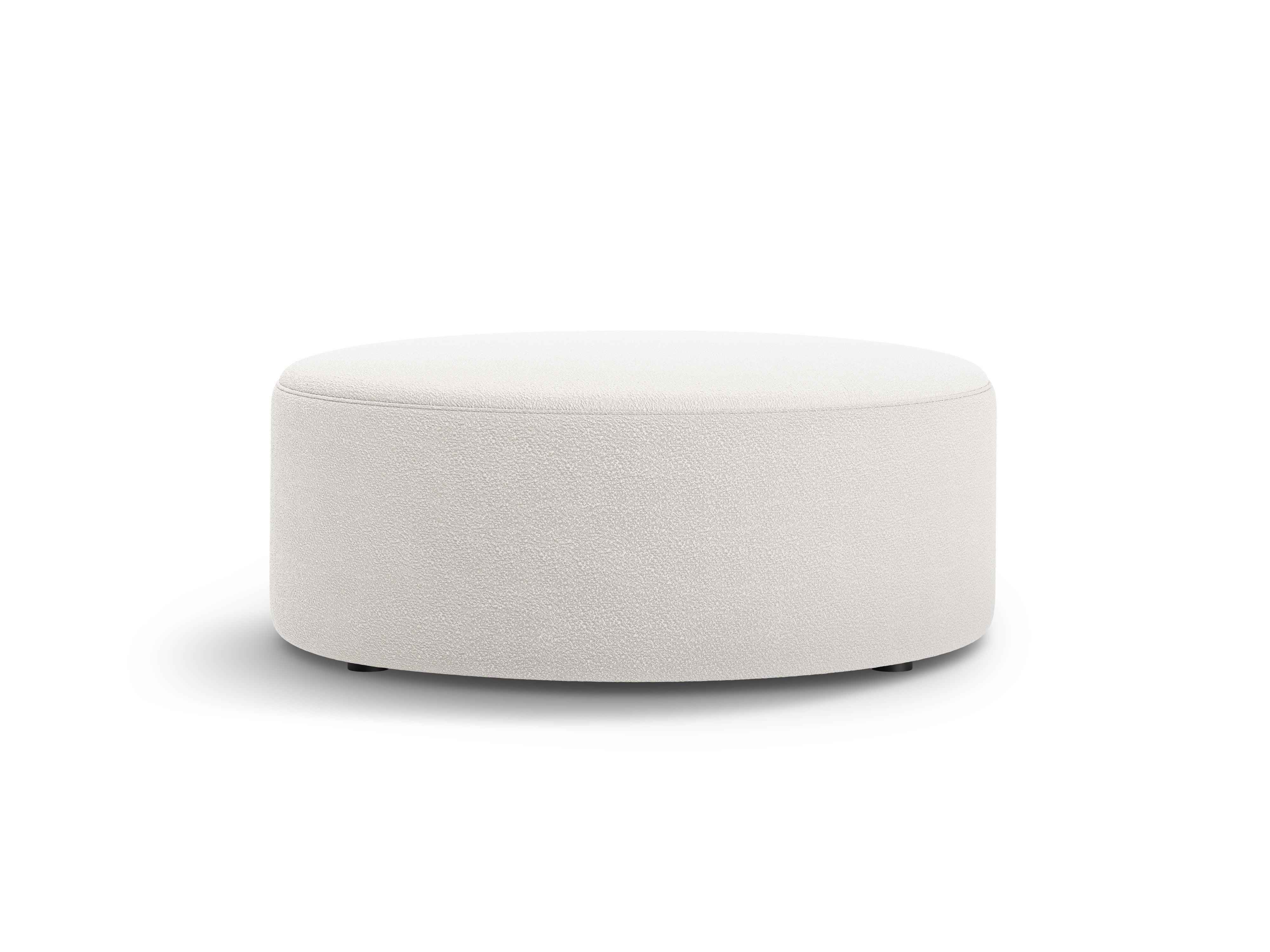 Tabure Dia, 90x90cm, Material: Bouclé