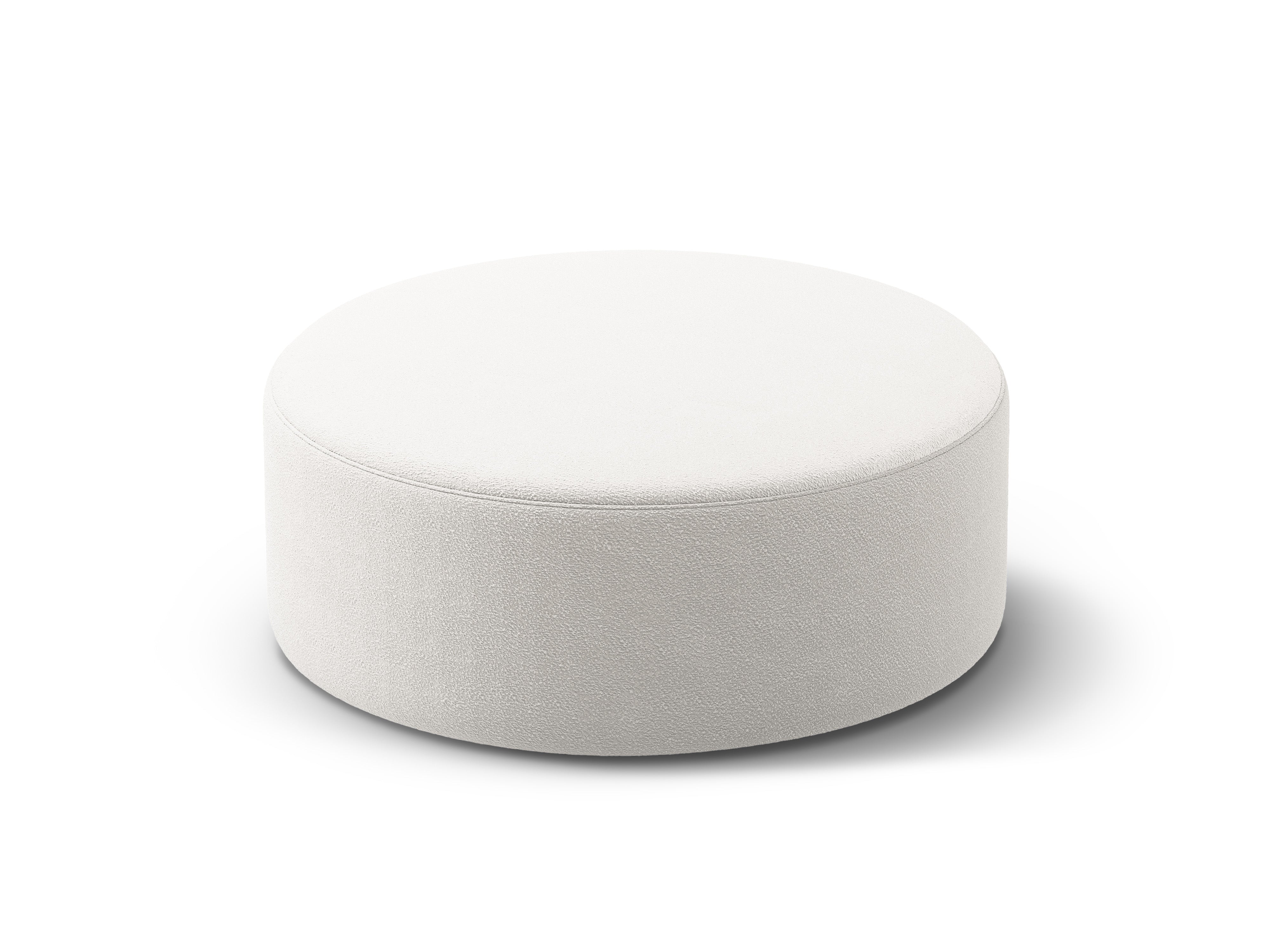 Tabure Dia, 90x90cm, Material: Bouclé