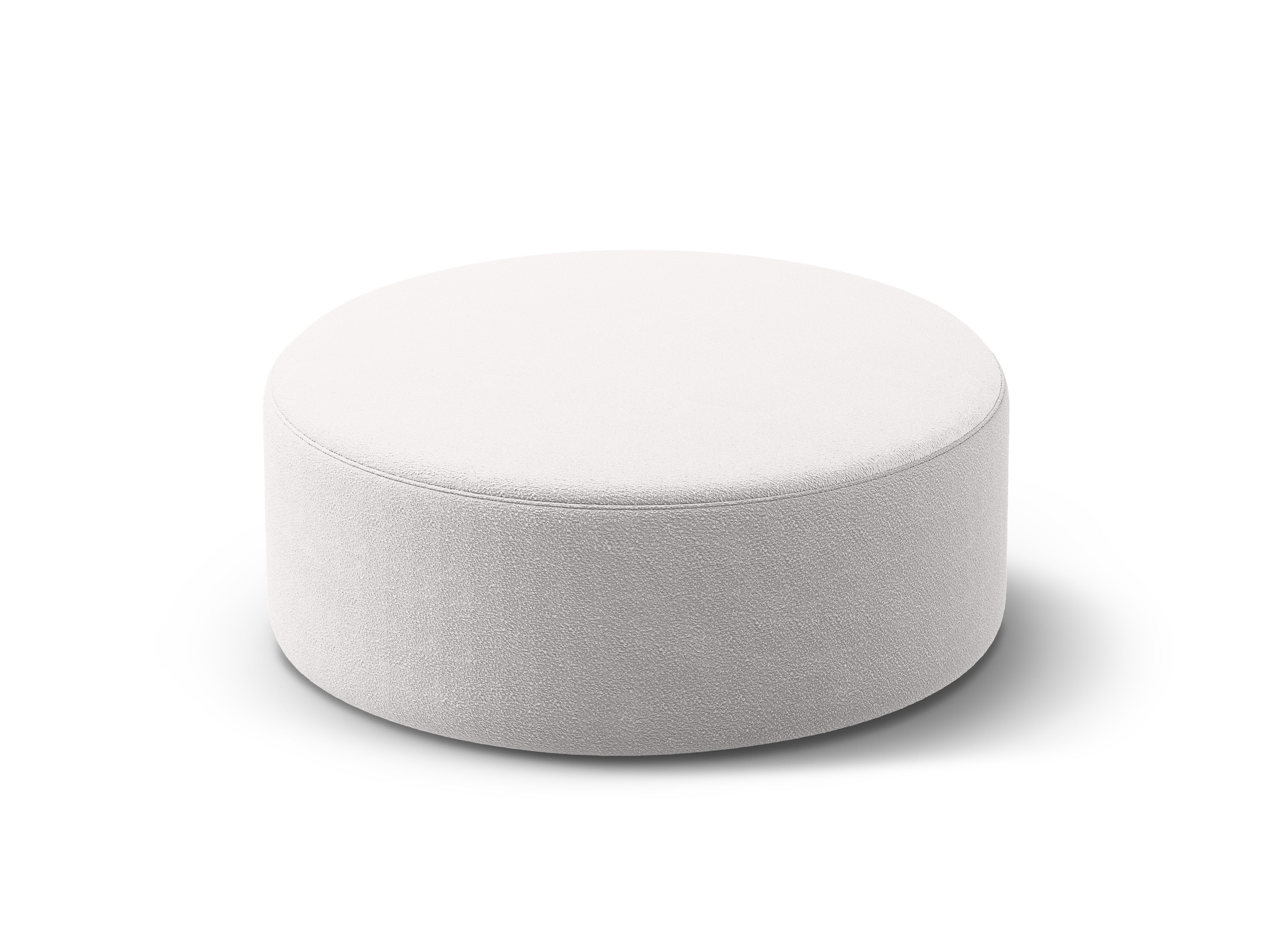 Tabure Dia, 90x90cm, Material: Bouclé