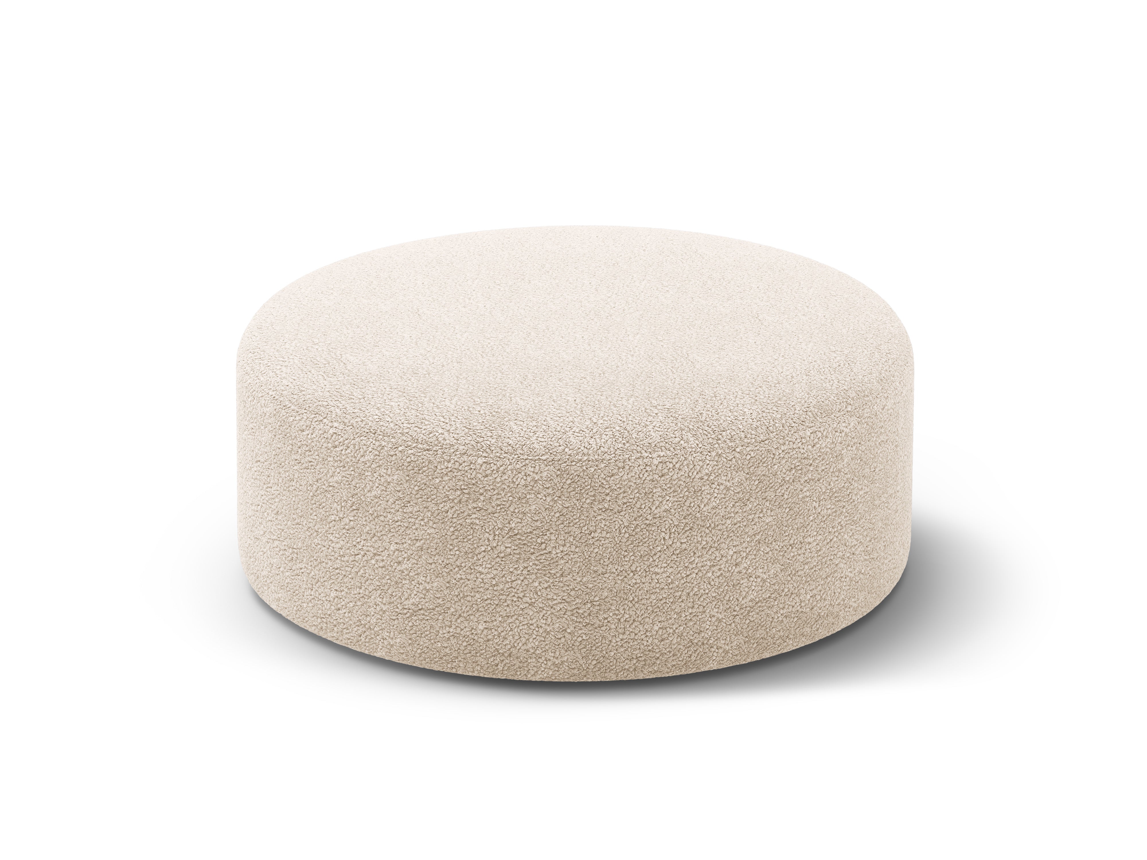 Tabure Dia, 90x90cm, Material: Bouclé