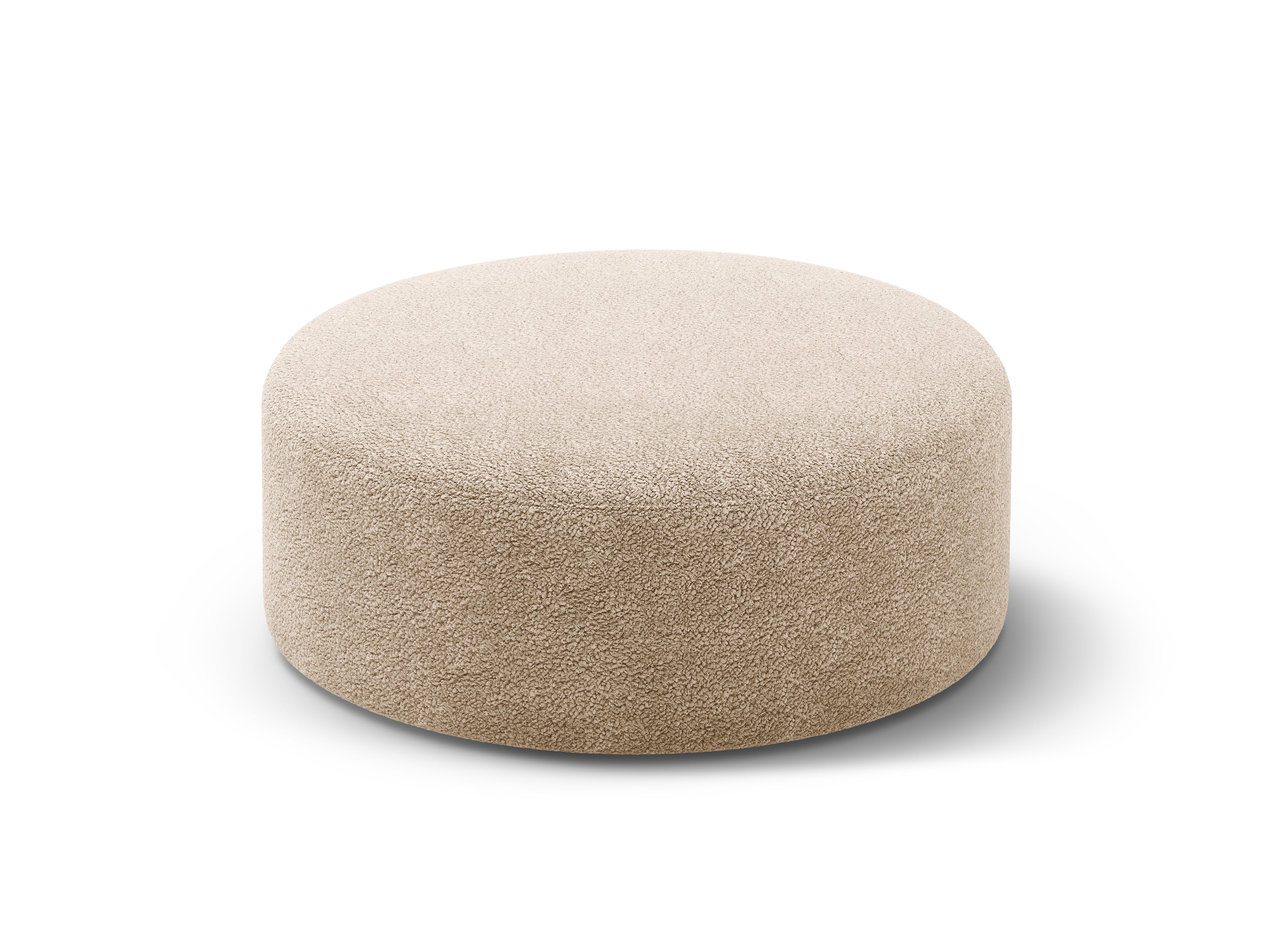 Tabure Dia, 90x90cm, Material: Bouclé