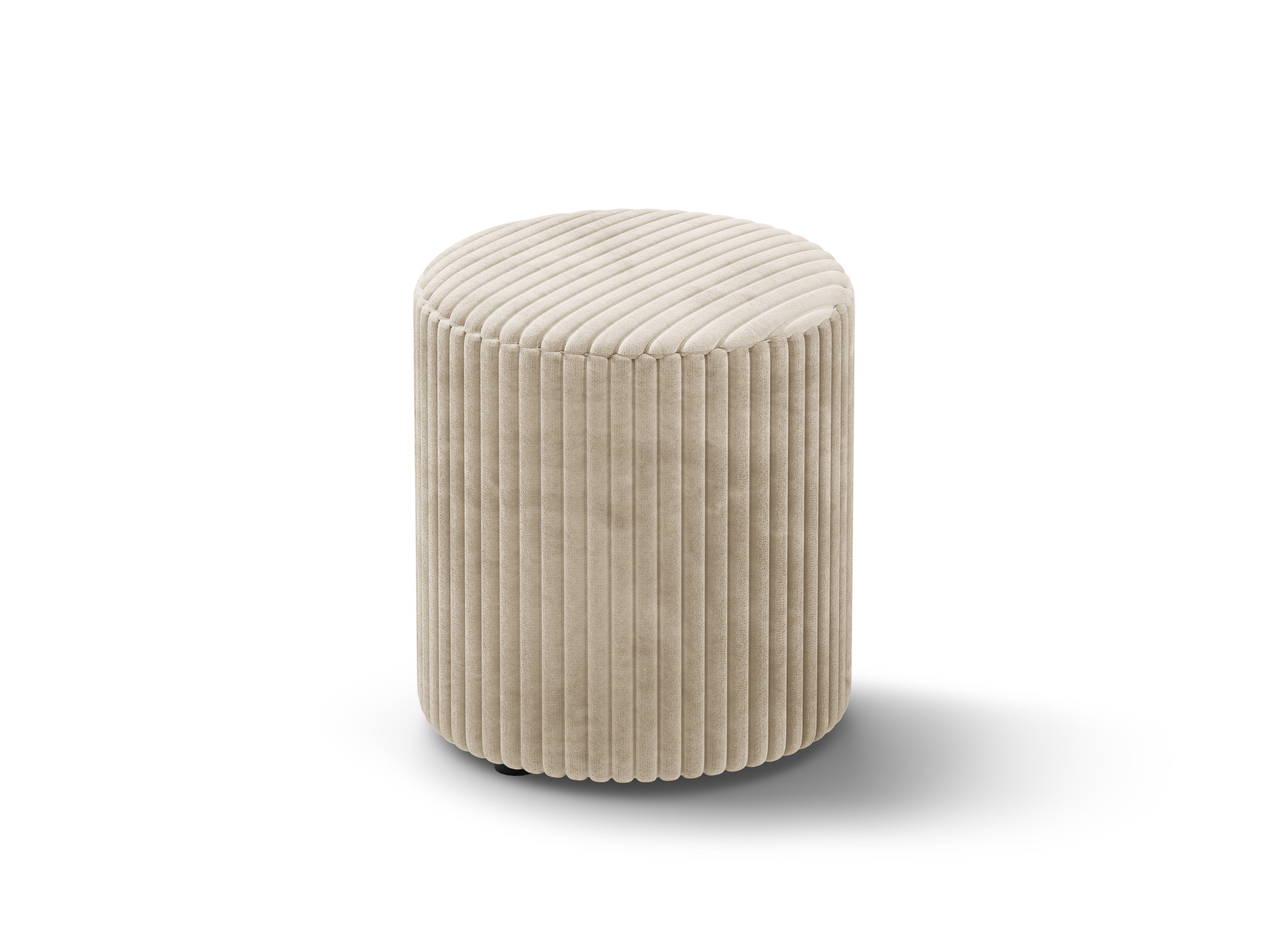 Tabure Dia, 40x40cm, Material: rebrasta tkanina