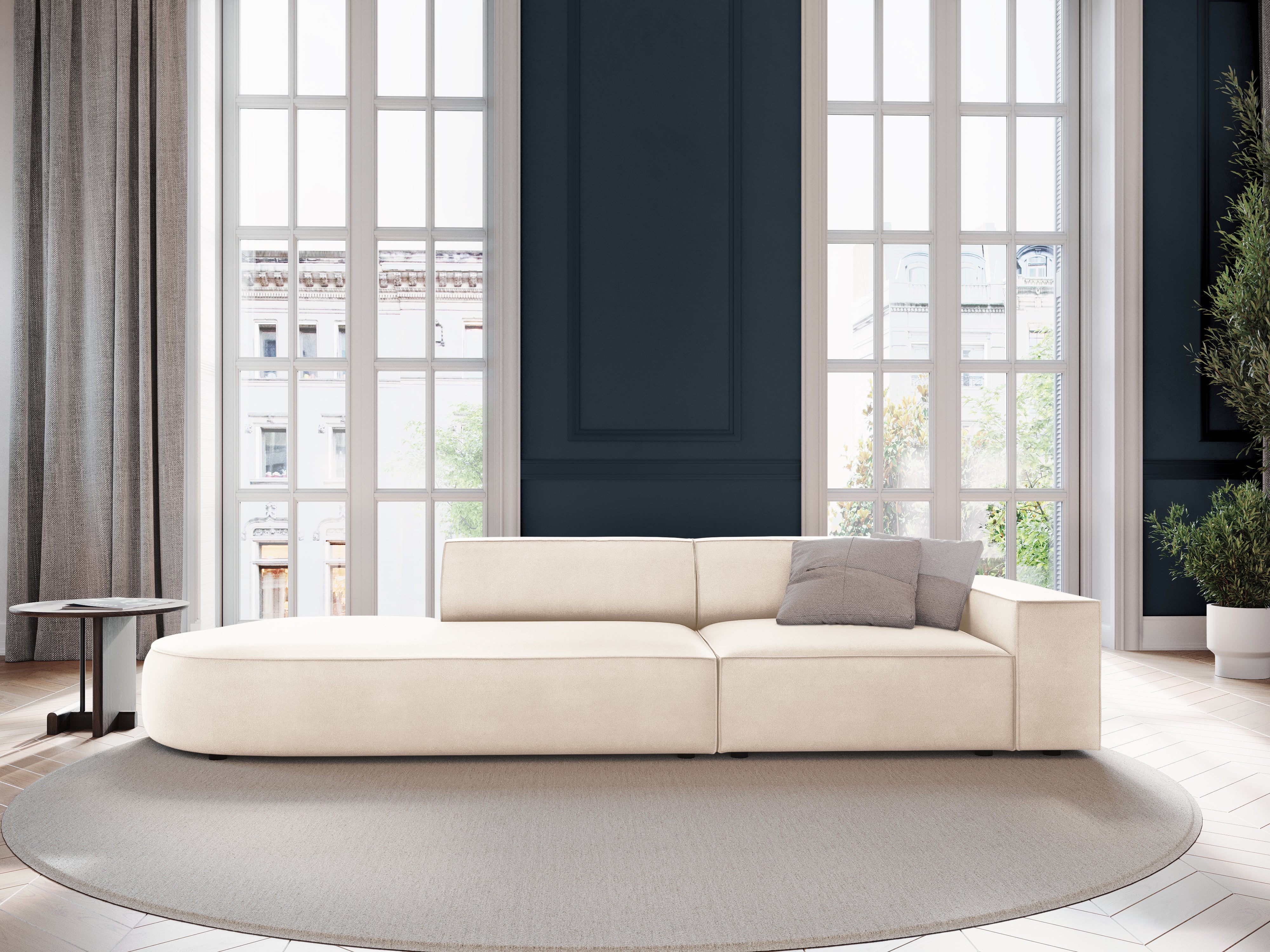 Kavč Jodie 262x102cm, Material: Žamet