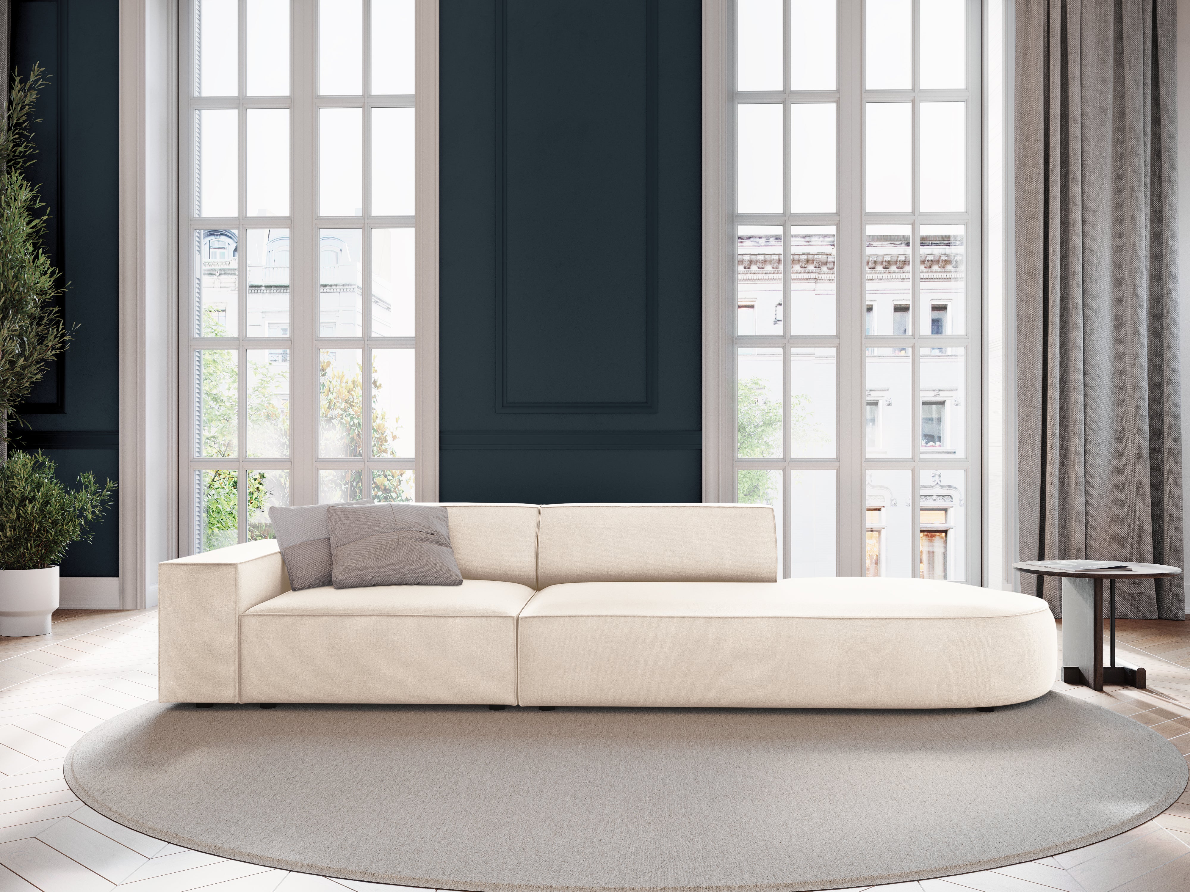 Kavč Jodie 262x102cm, Material: Žamet