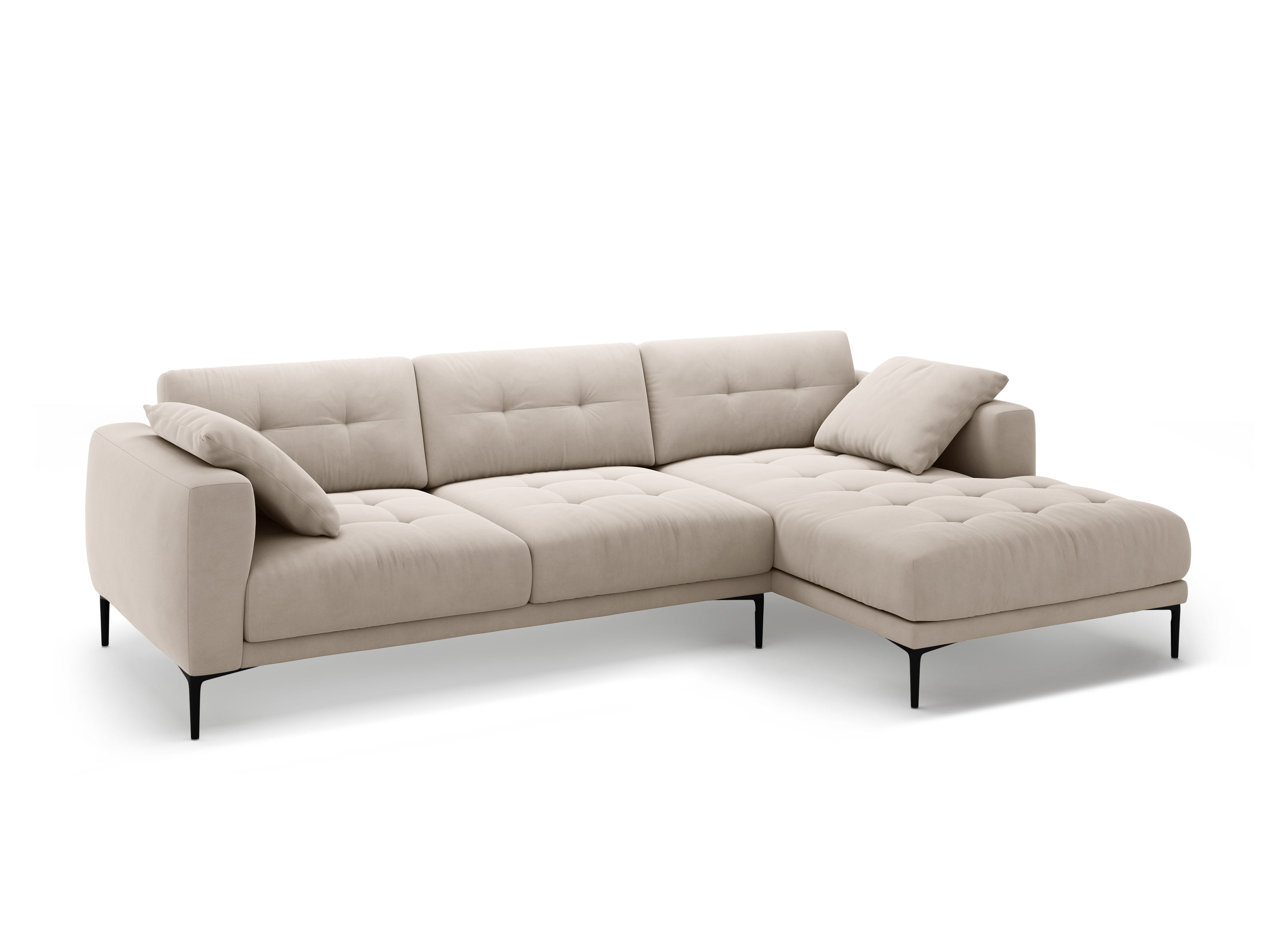 Kotna garnitura Bemy, 295x174cm, material: žamet