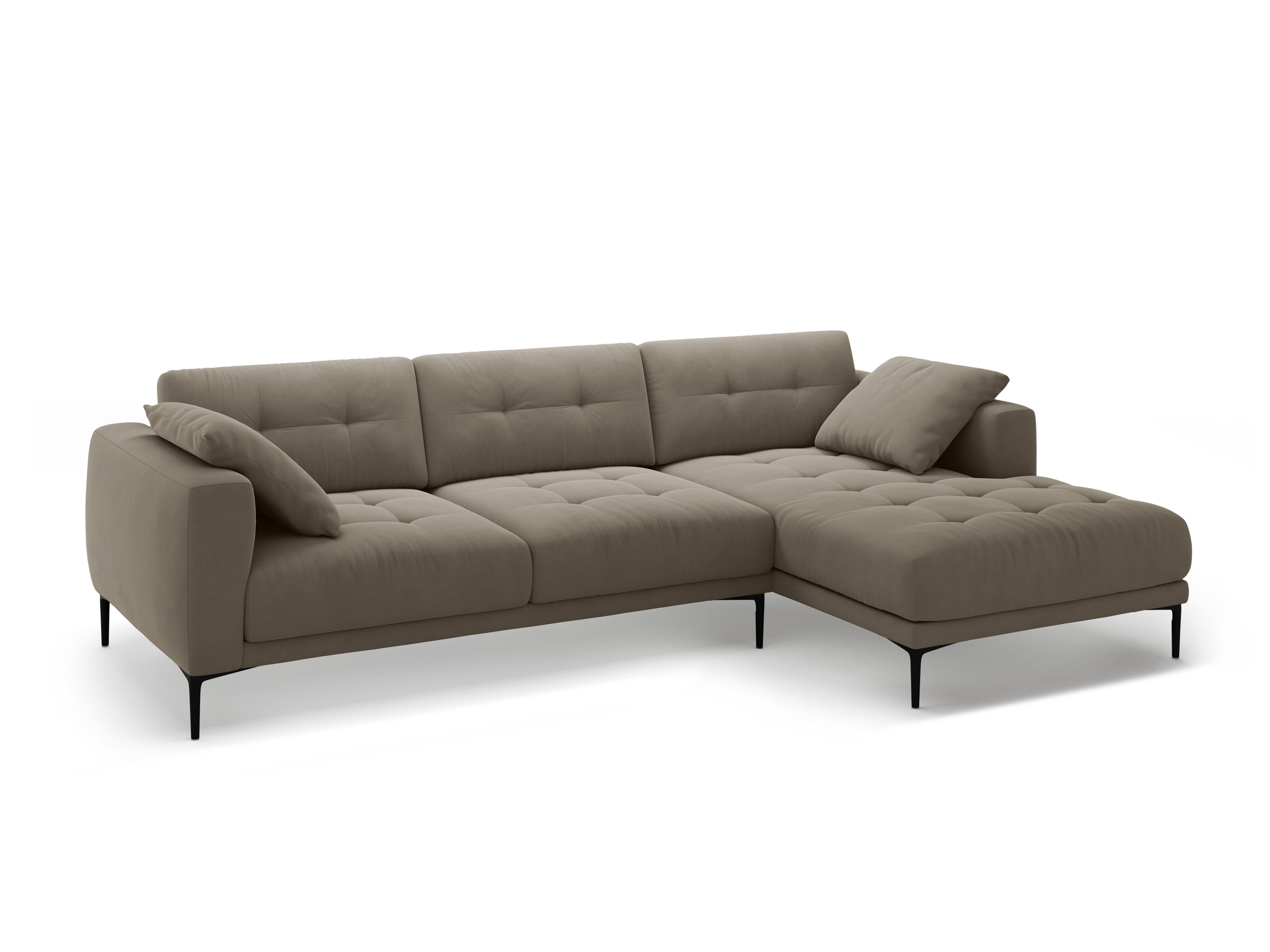 Kotna garnitura Bemy, 295x174cm, material: žamet